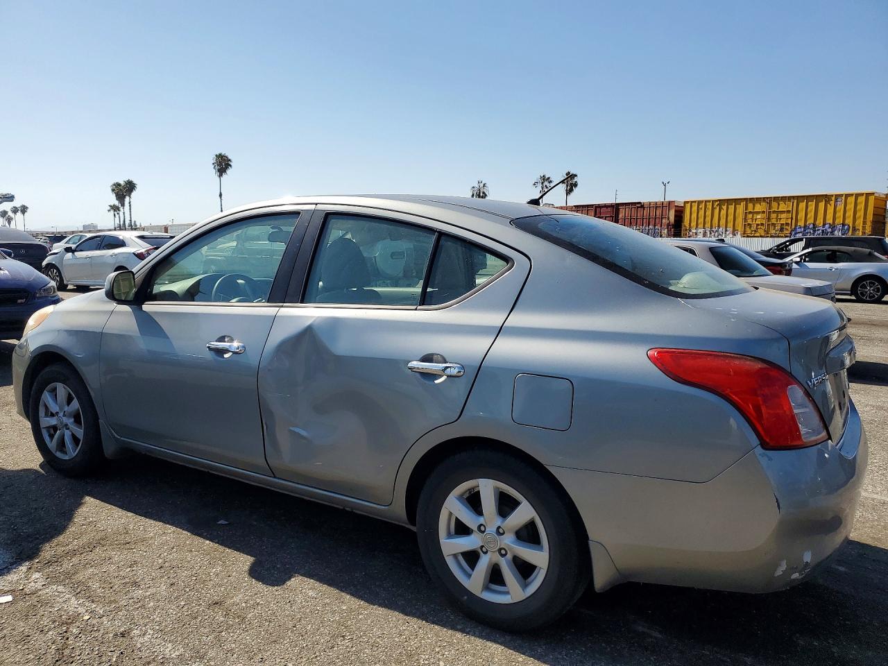 2012 Nissan Versa 1.6 S Gray vin: 3N1CN7AP0CL861546