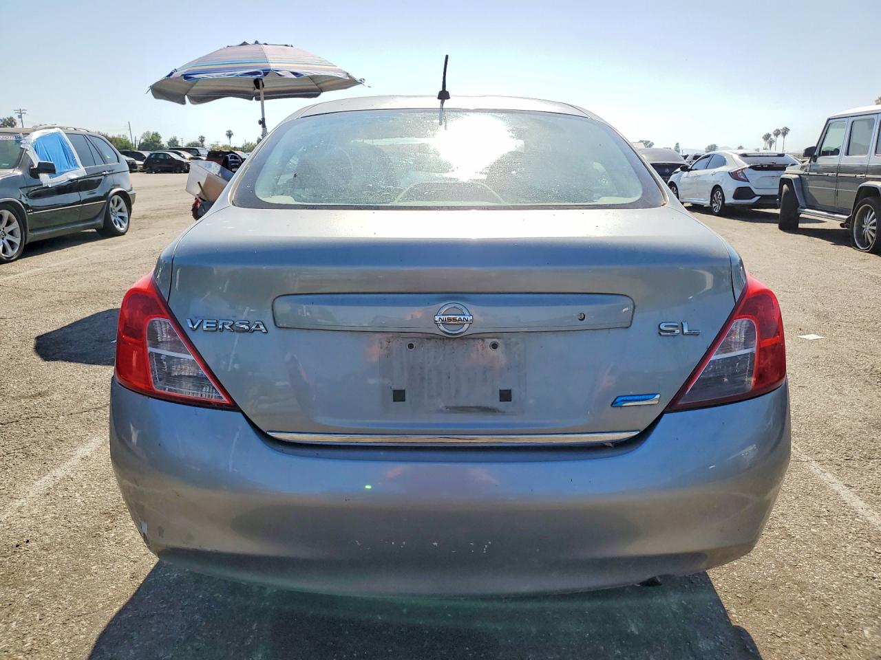2012 Nissan Versa 1.6 S Gray vin: 3N1CN7AP0CL861546