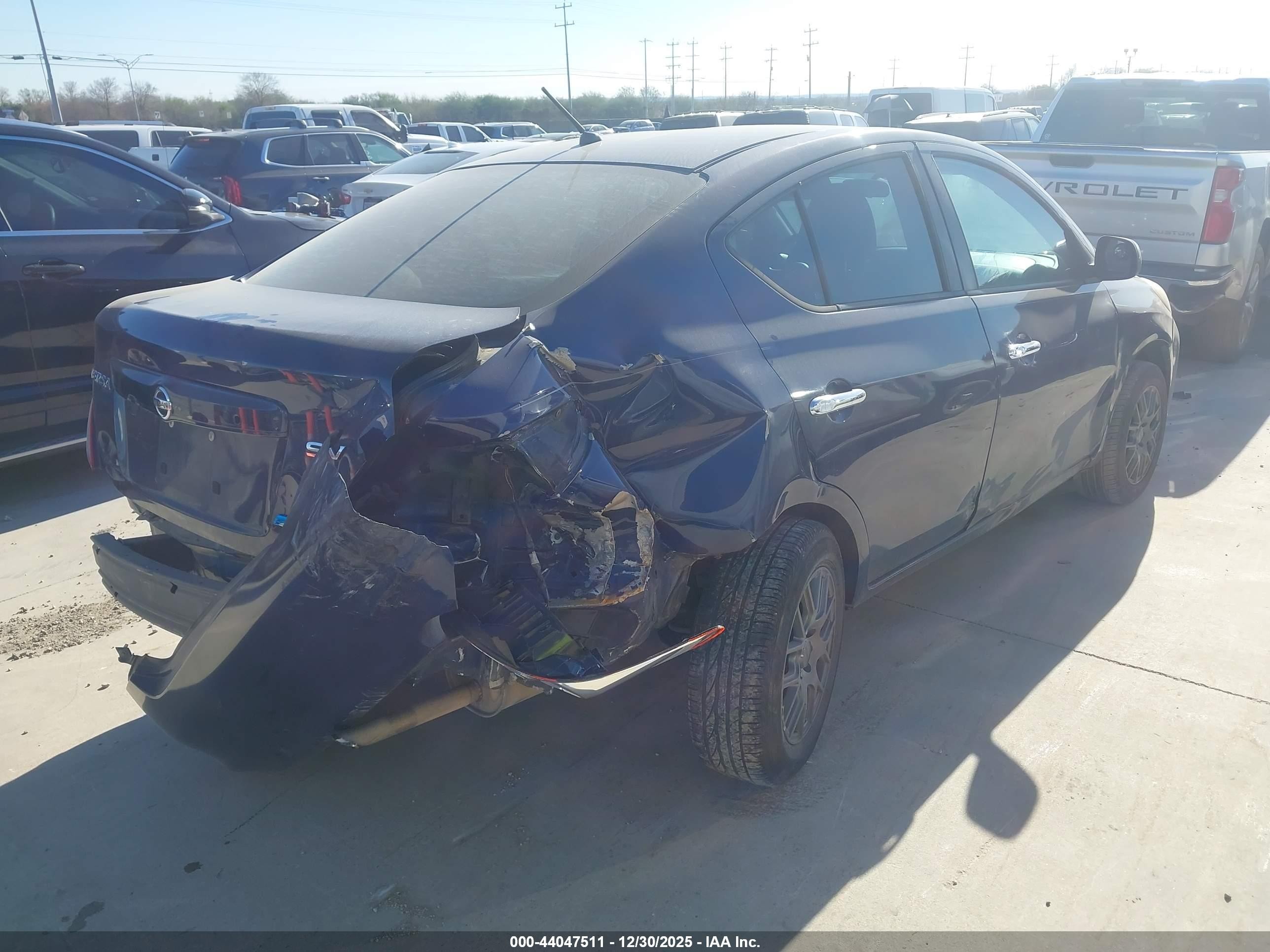 2012 Nissan Versa 1.6 Sv Blue vin: 3N1CN7AP0CL871218