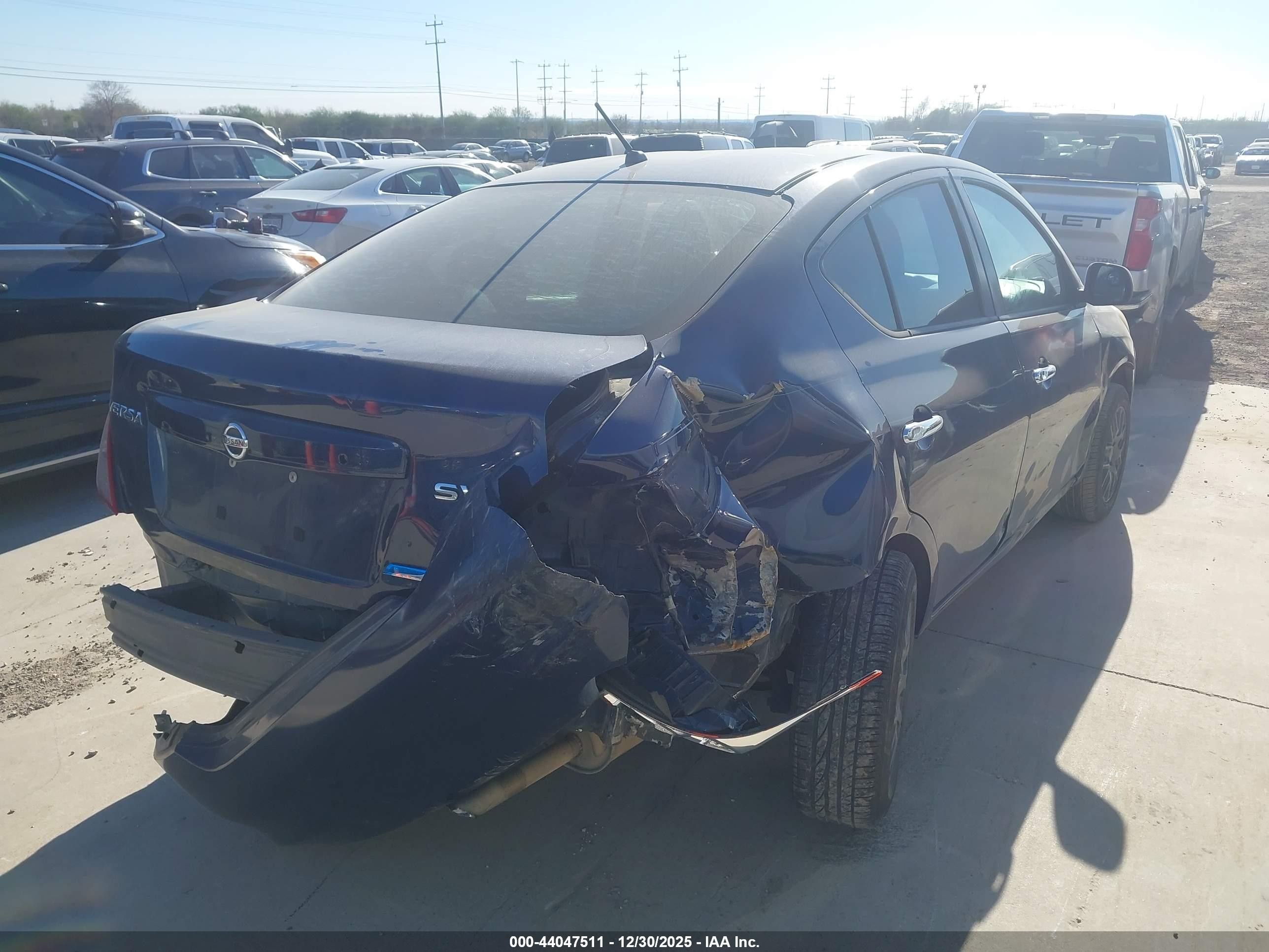 2012 Nissan Versa 1.6 Sv Blue vin: 3N1CN7AP0CL871218