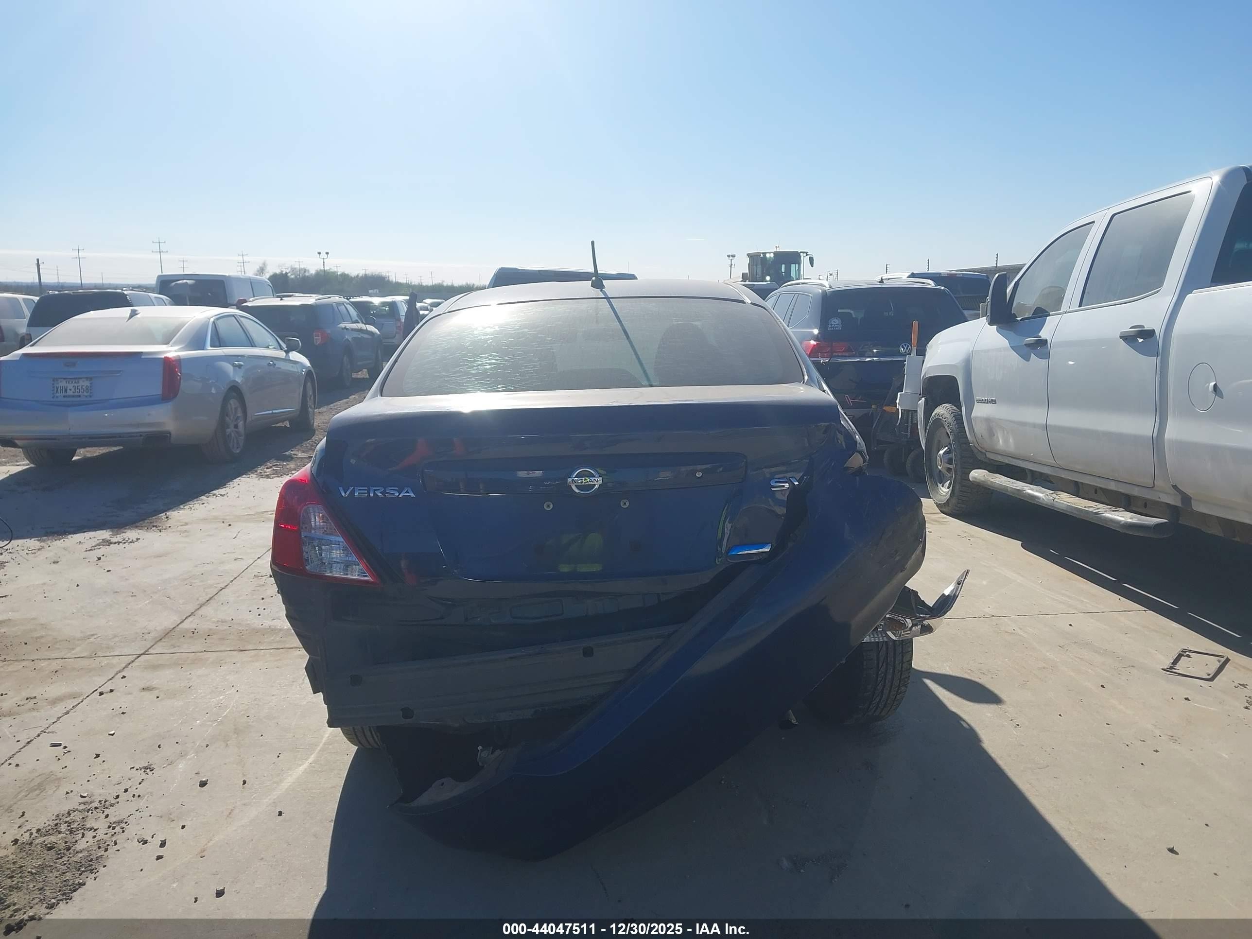 2012 Nissan Versa 1.6 Sv Blue vin: 3N1CN7AP0CL871218