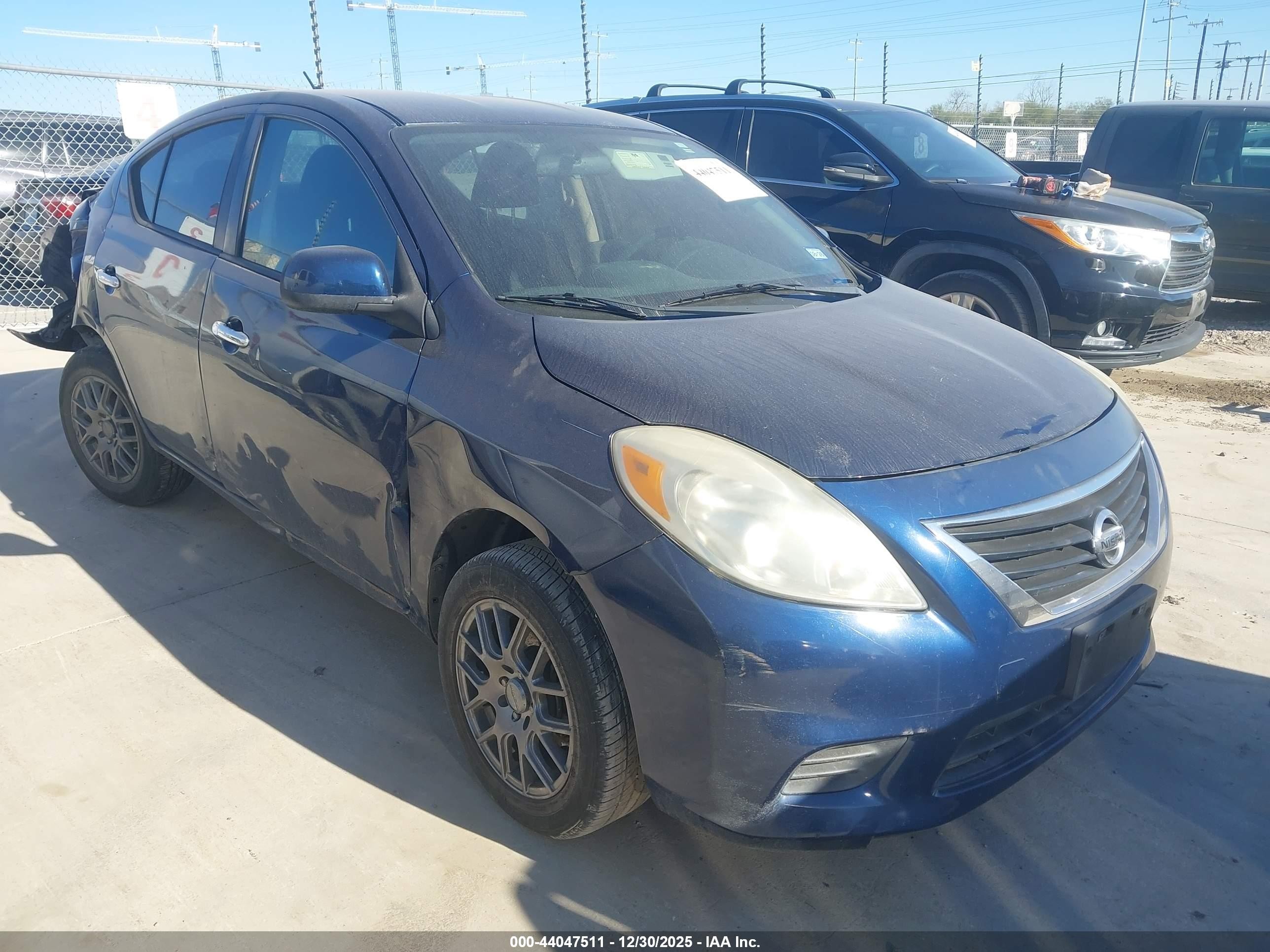 2012 Nissan Versa 1.6 Sv Blue vin: 3N1CN7AP0CL871218