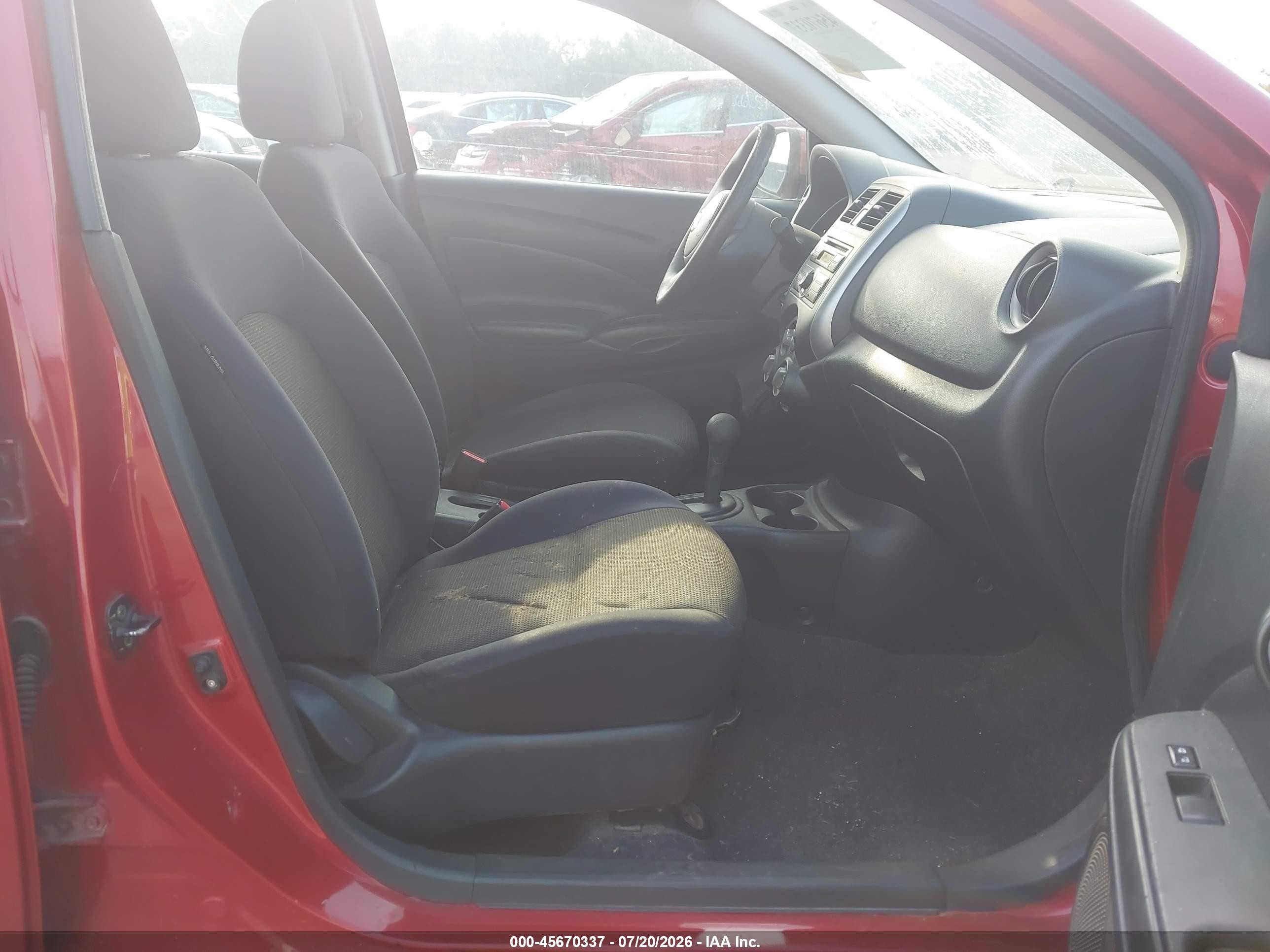 2012 Nissan Versa 1.6 Sv Red vin: 3N1CN7AP0CL900975