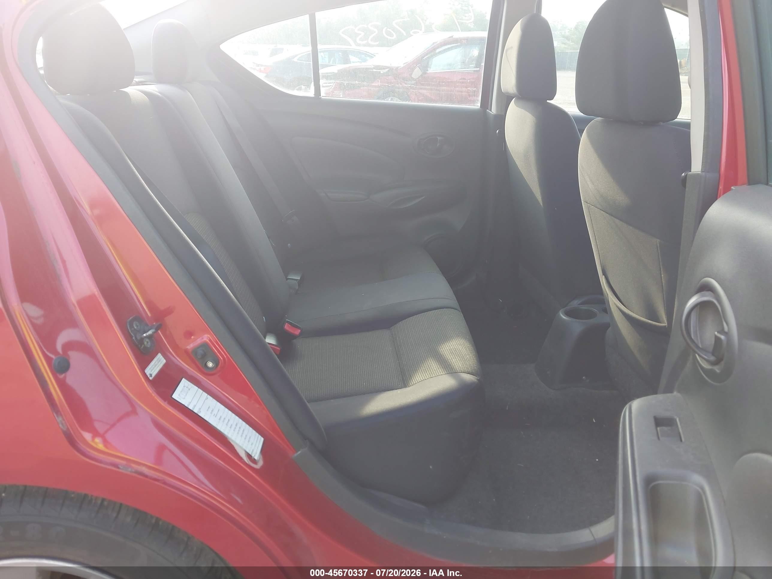 2012 Nissan Versa 1.6 Sv Red vin: 3N1CN7AP0CL900975