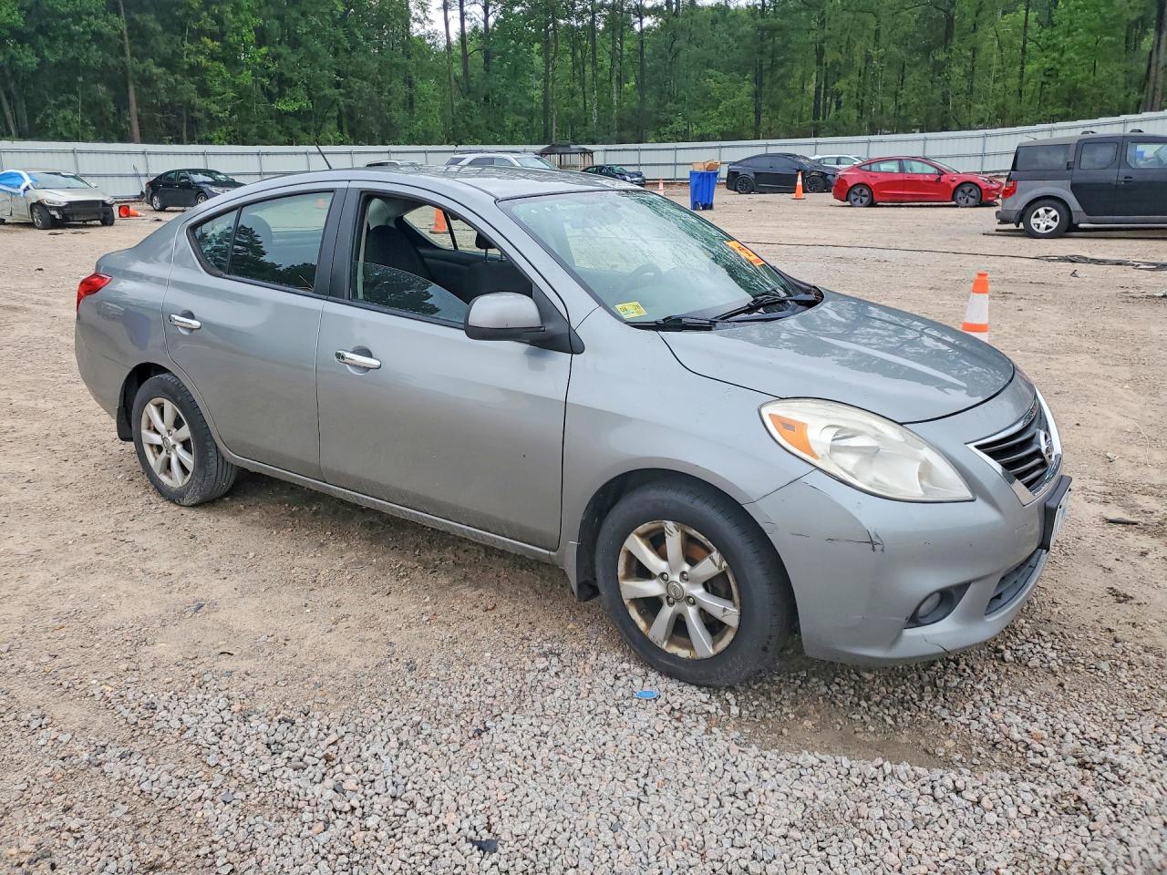 2012 Nissan Versa 1.6 S Gray vin: 3N1CN7AP0CL920417