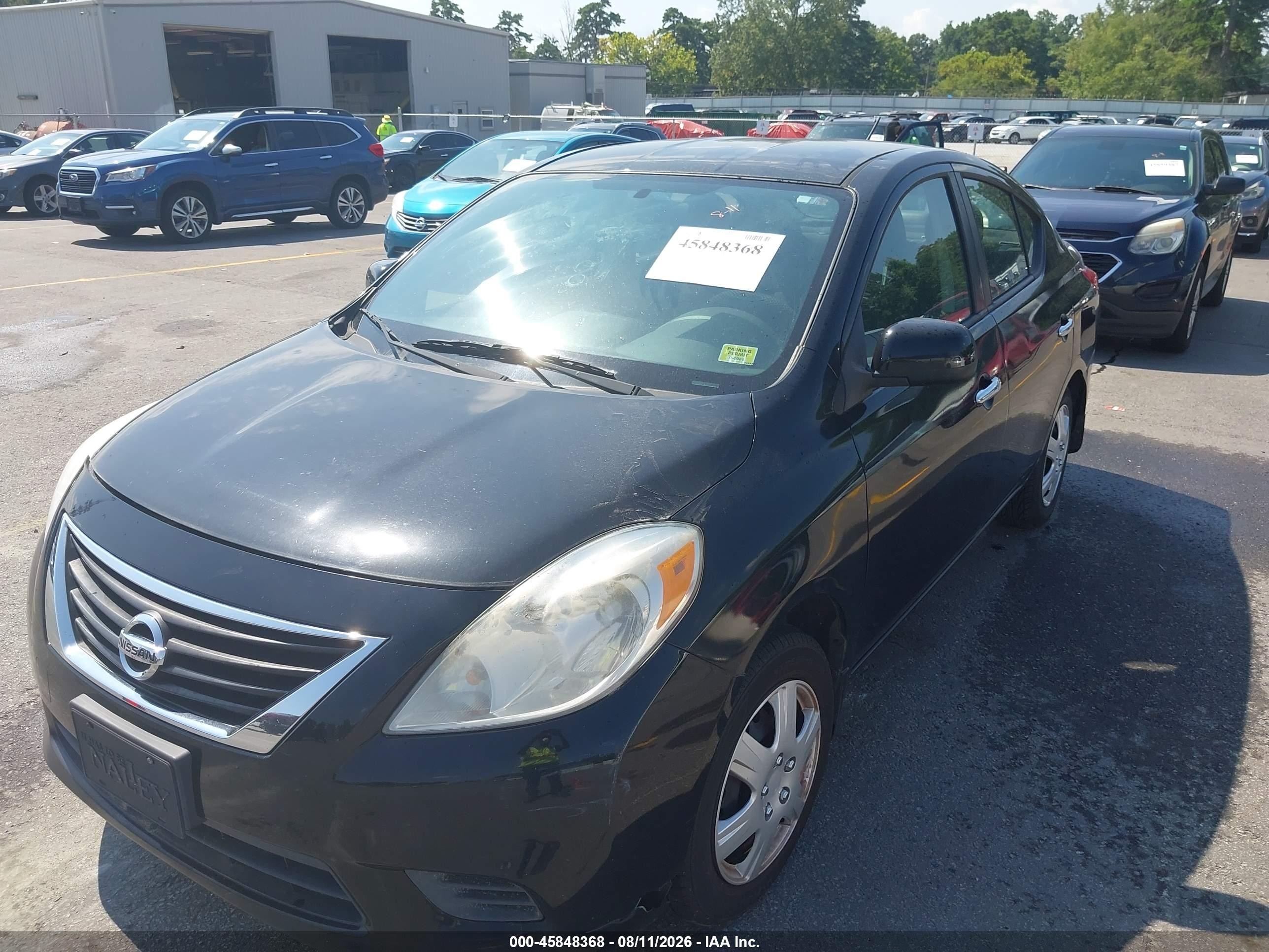 2012 Nissan Versa 1.6 Sv Black vin: 3N1CN7AP0CL942689