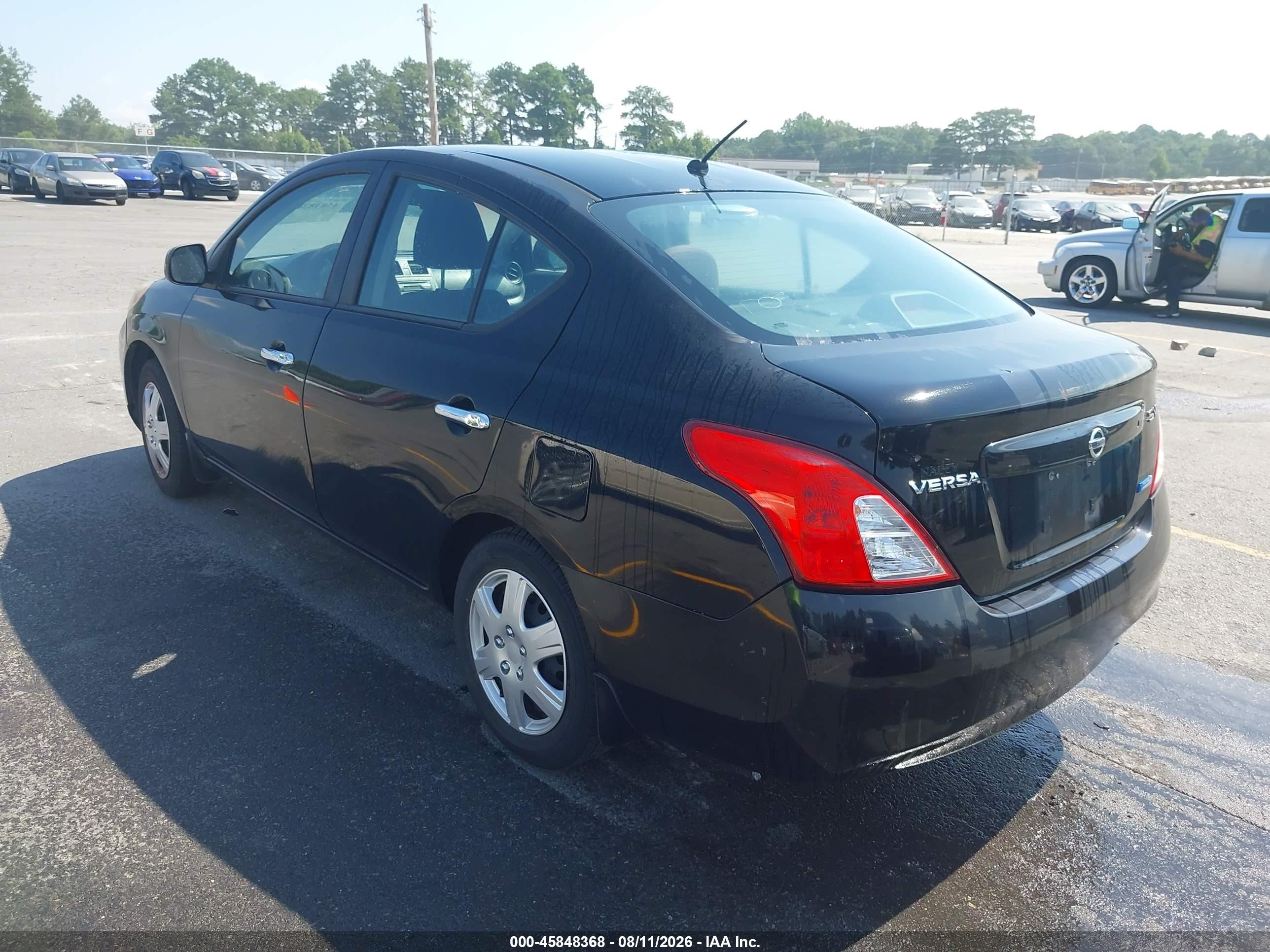 2012 Nissan Versa 1.6 Sv Black vin: 3N1CN7AP0CL942689