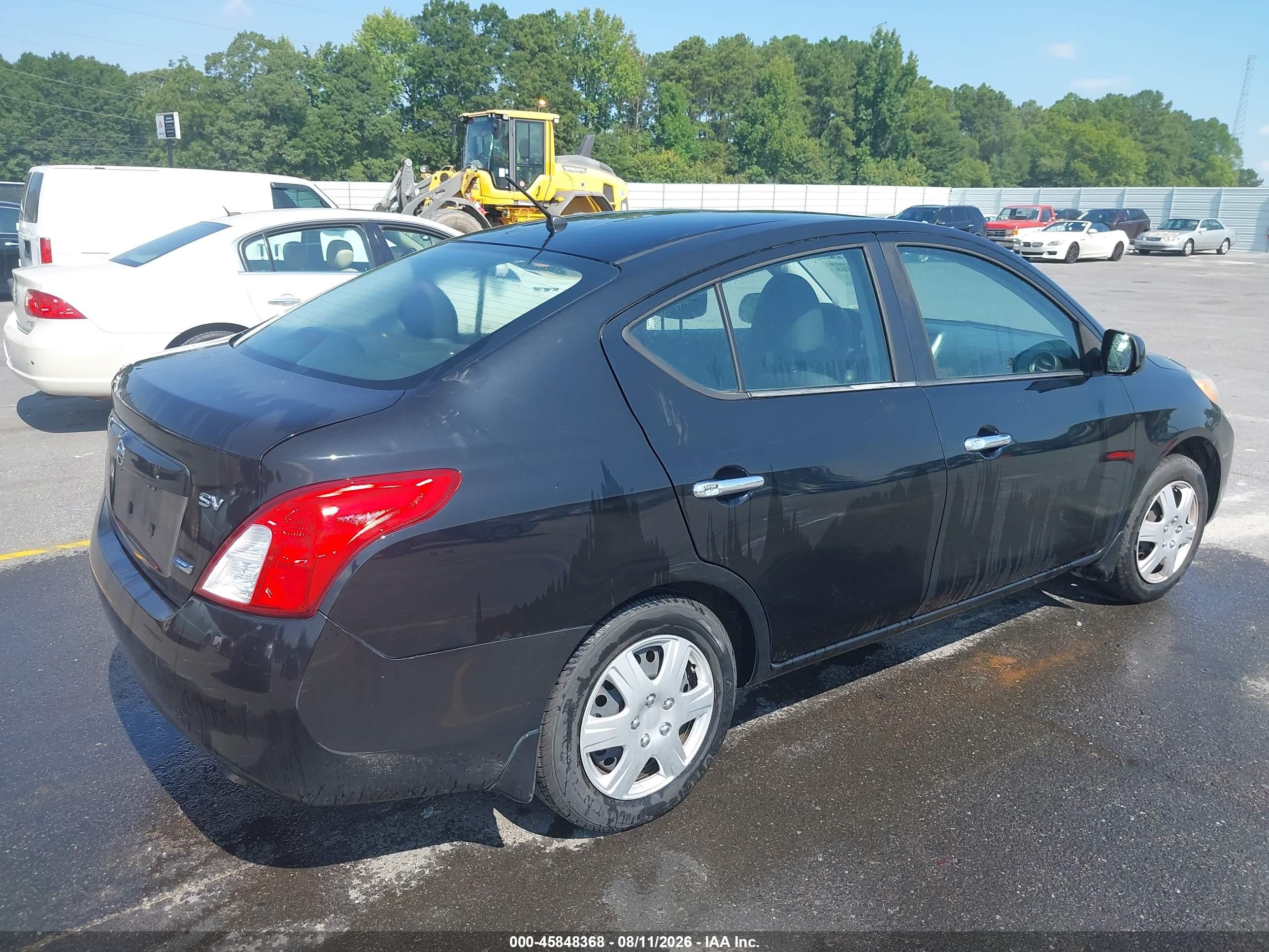2012 Nissan Versa 1.6 Sv Black vin: 3N1CN7AP0CL942689