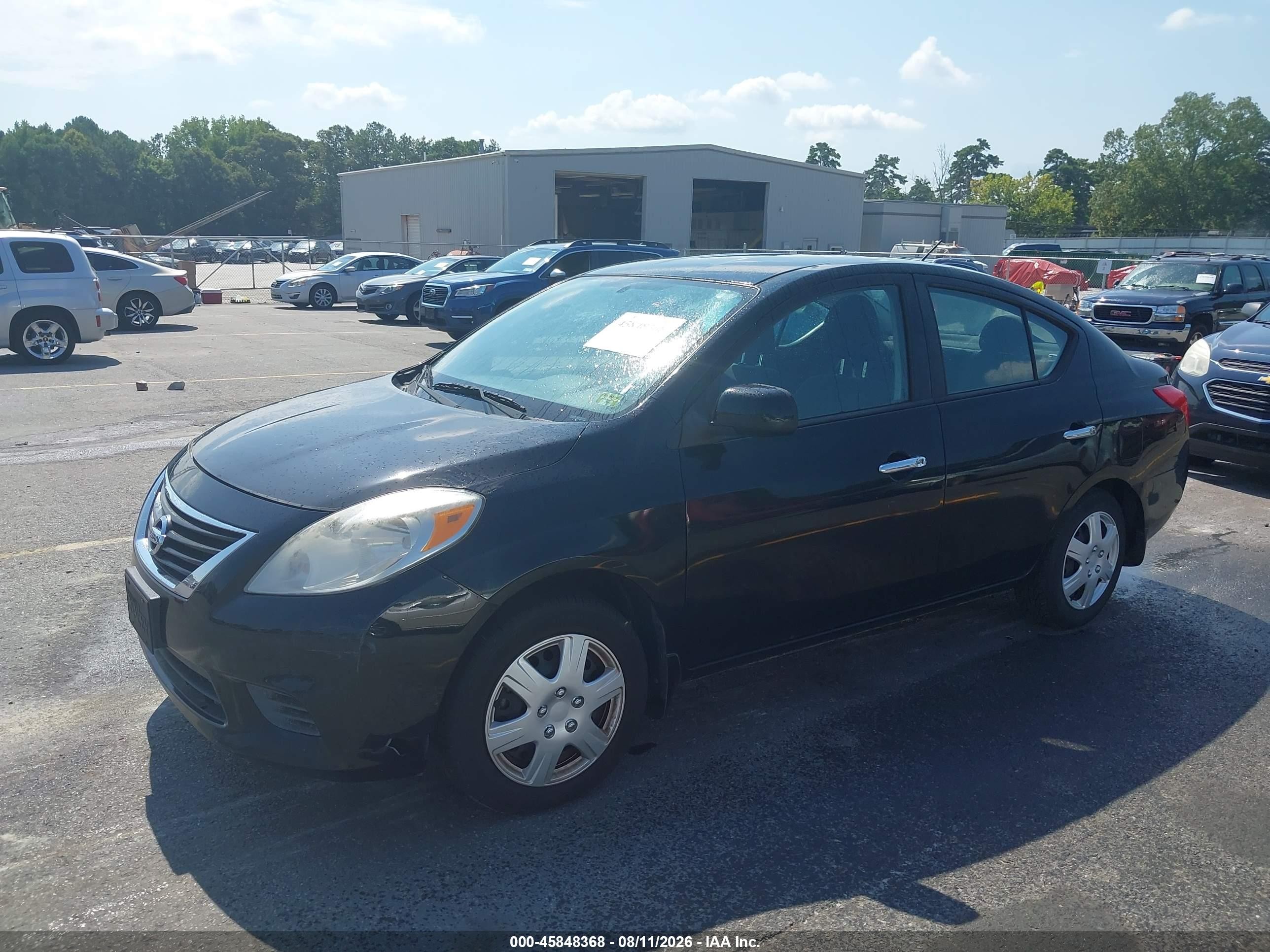 2012 Nissan Versa 1.6 Sv Black vin: 3N1CN7AP0CL942689