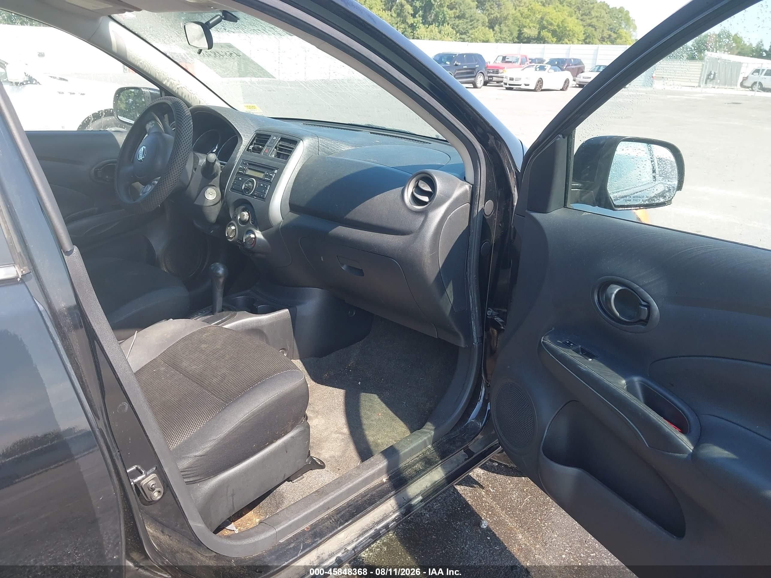 2012 Nissan Versa 1.6 Sv Black vin: 3N1CN7AP0CL942689