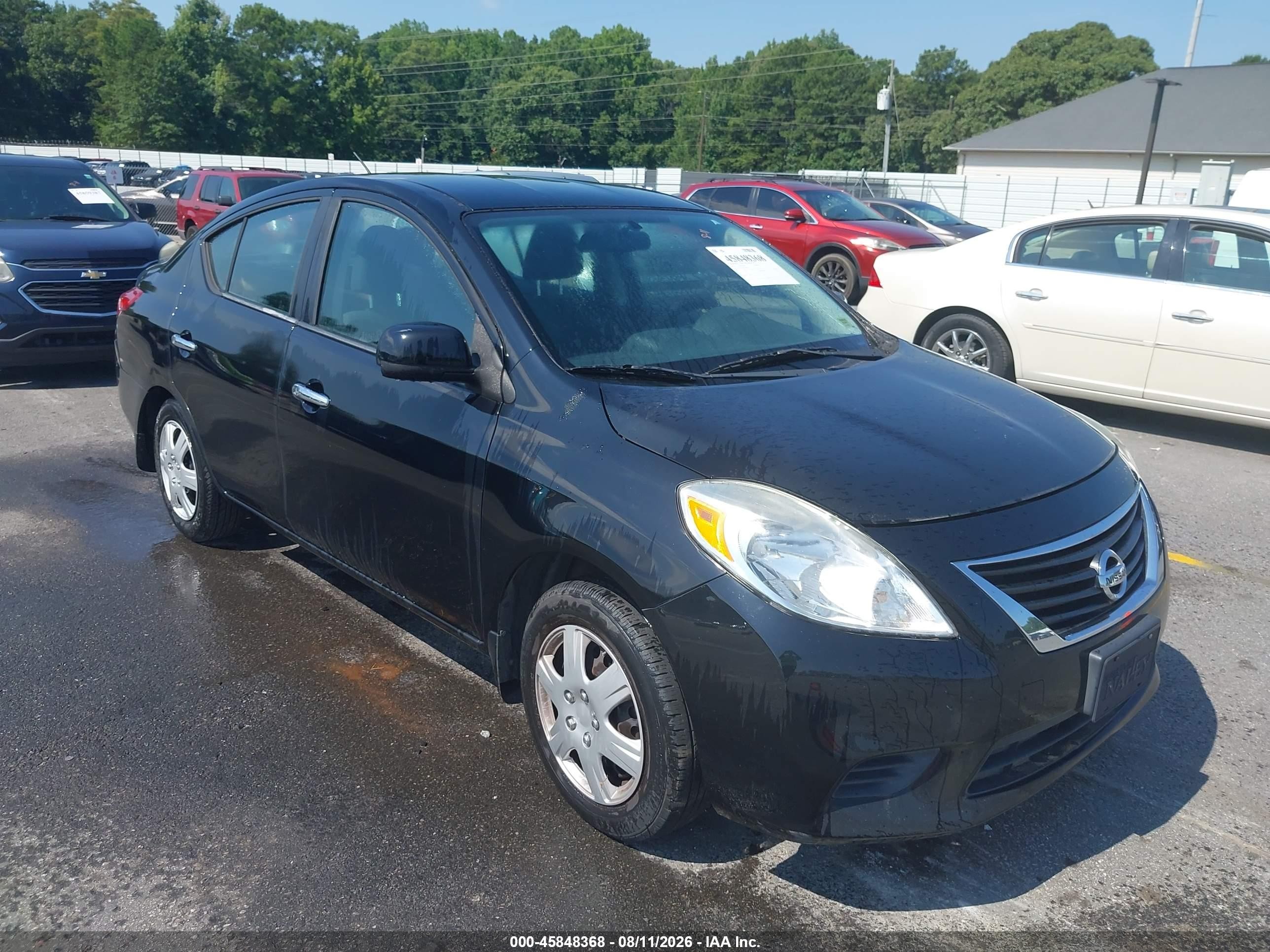 2012 Nissan Versa 1.6 Sv Black vin: 3N1CN7AP0CL942689