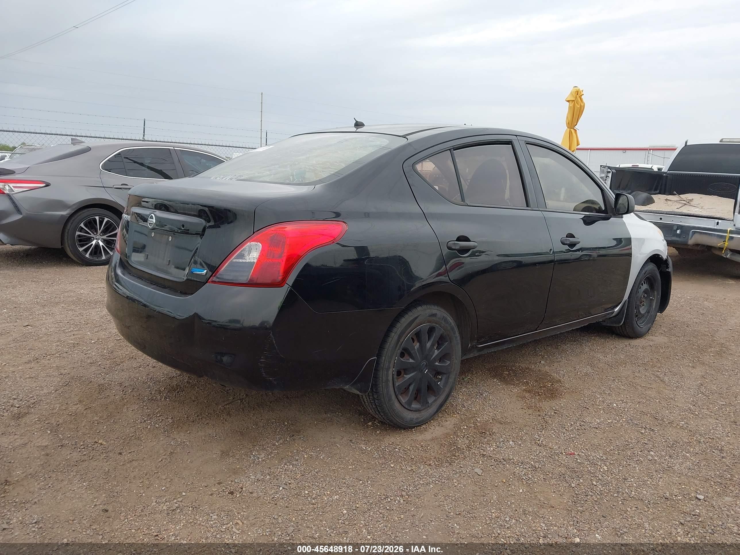 2012 Nissan Versa 1.6 S Black vin: 3N1CN7AP0CL943177
