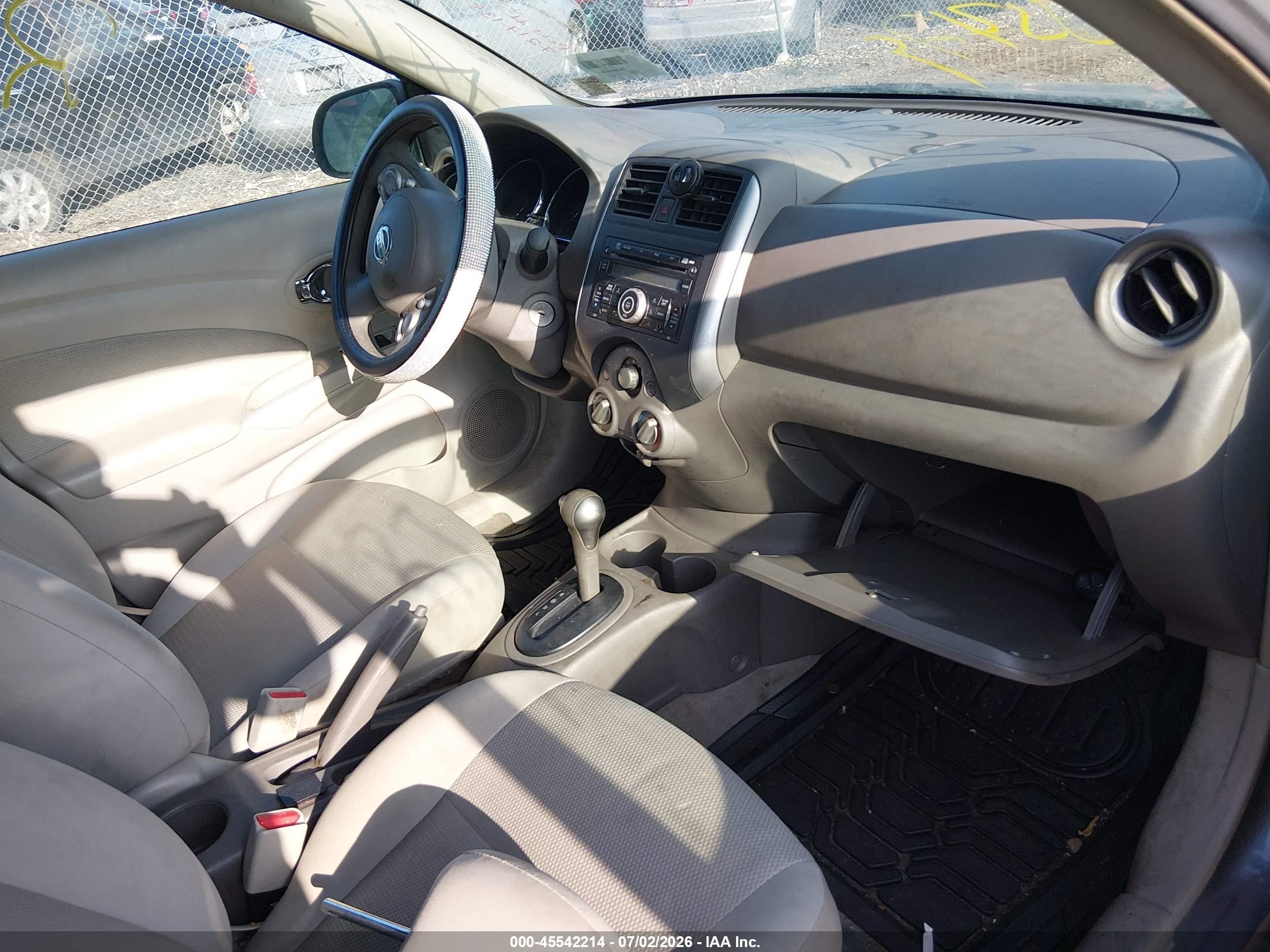 2012 Nissan Versa 1.6 Sl Gray vin: 3N1CN7AP0CL943891