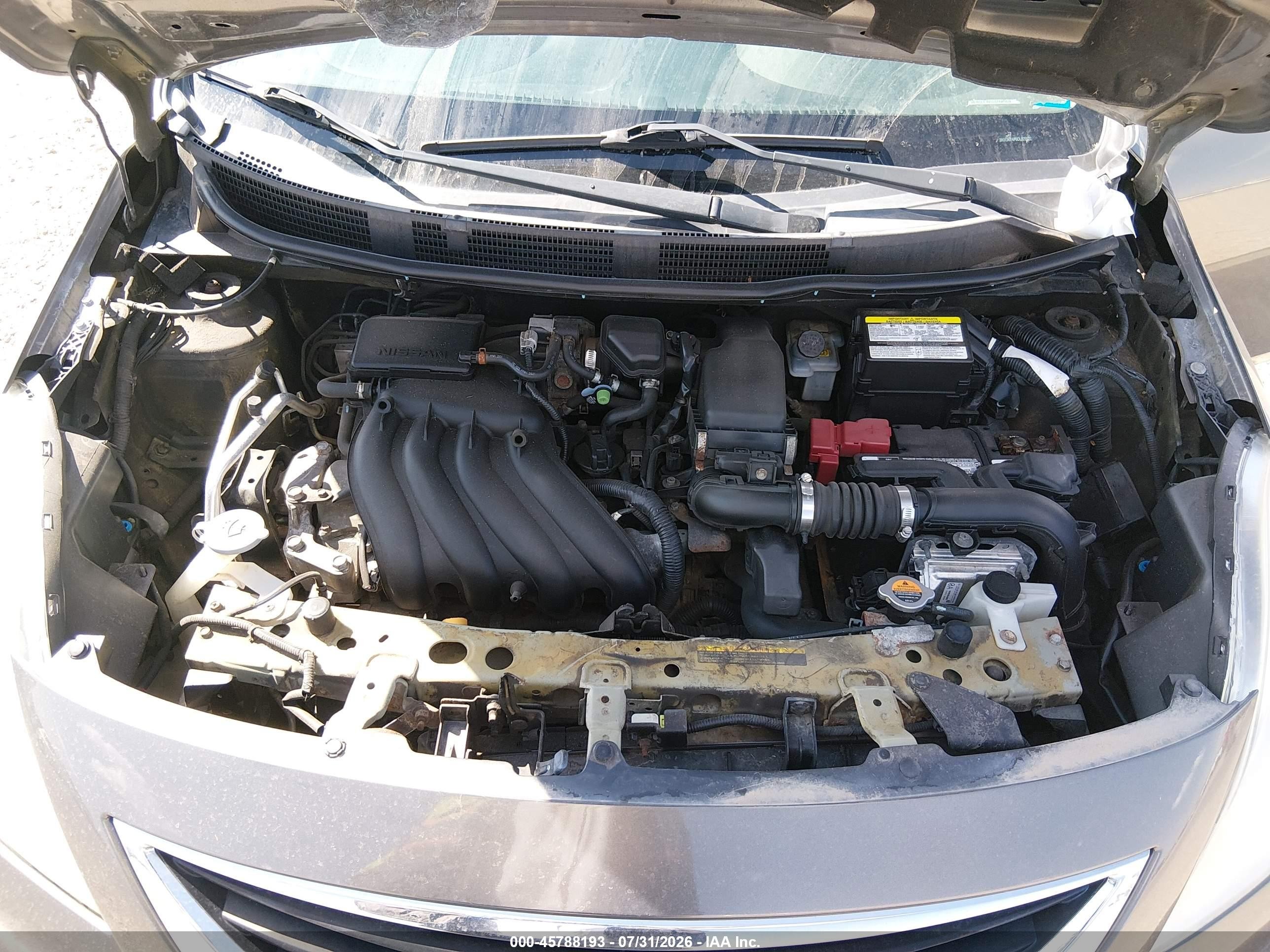 2013 Nissan Versa 1.6 Sv Beige vin: 3N1CN7AP0DL829522