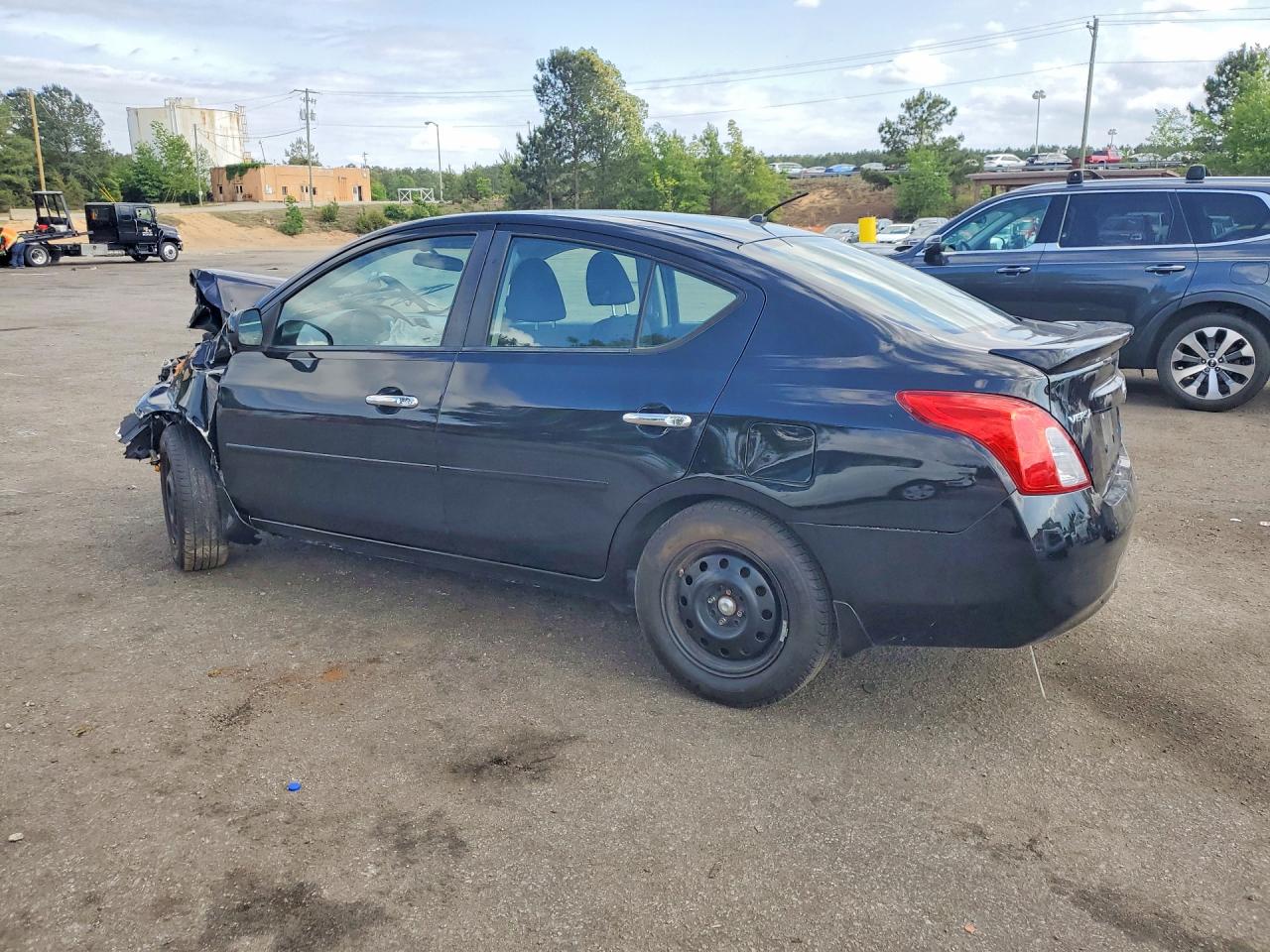 2013 Nissan Versa 1.6 S Black vin: 3N1CN7AP0DL835529