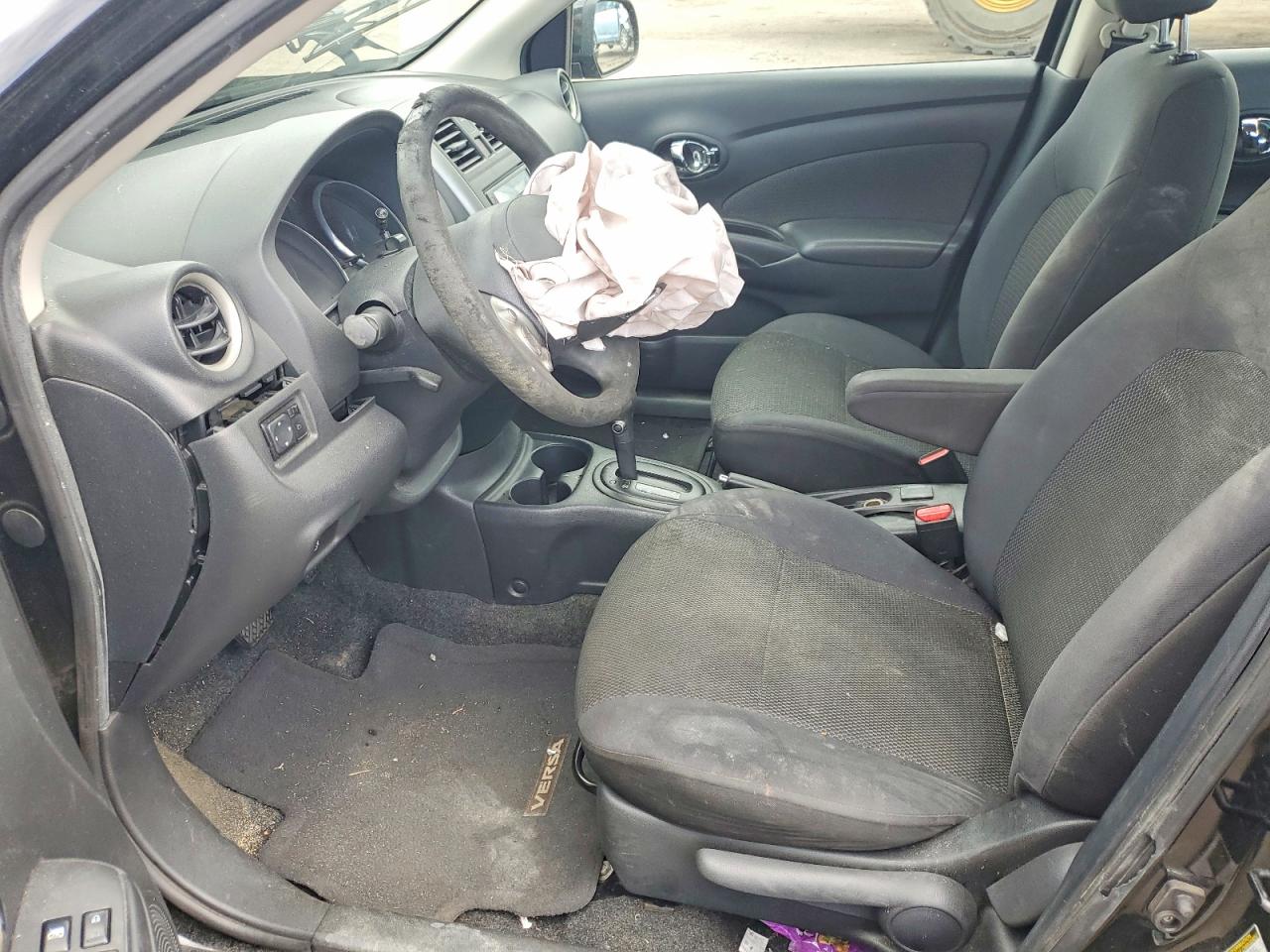 2013 Nissan Versa 1.6 S Black vin: 3N1CN7AP0DL835529