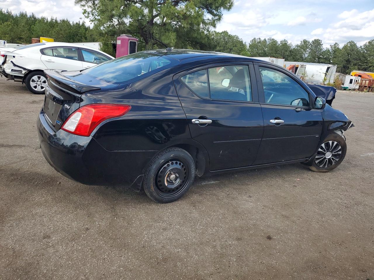 2013 Nissan Versa 1.6 S Black vin: 3N1CN7AP0DL835529