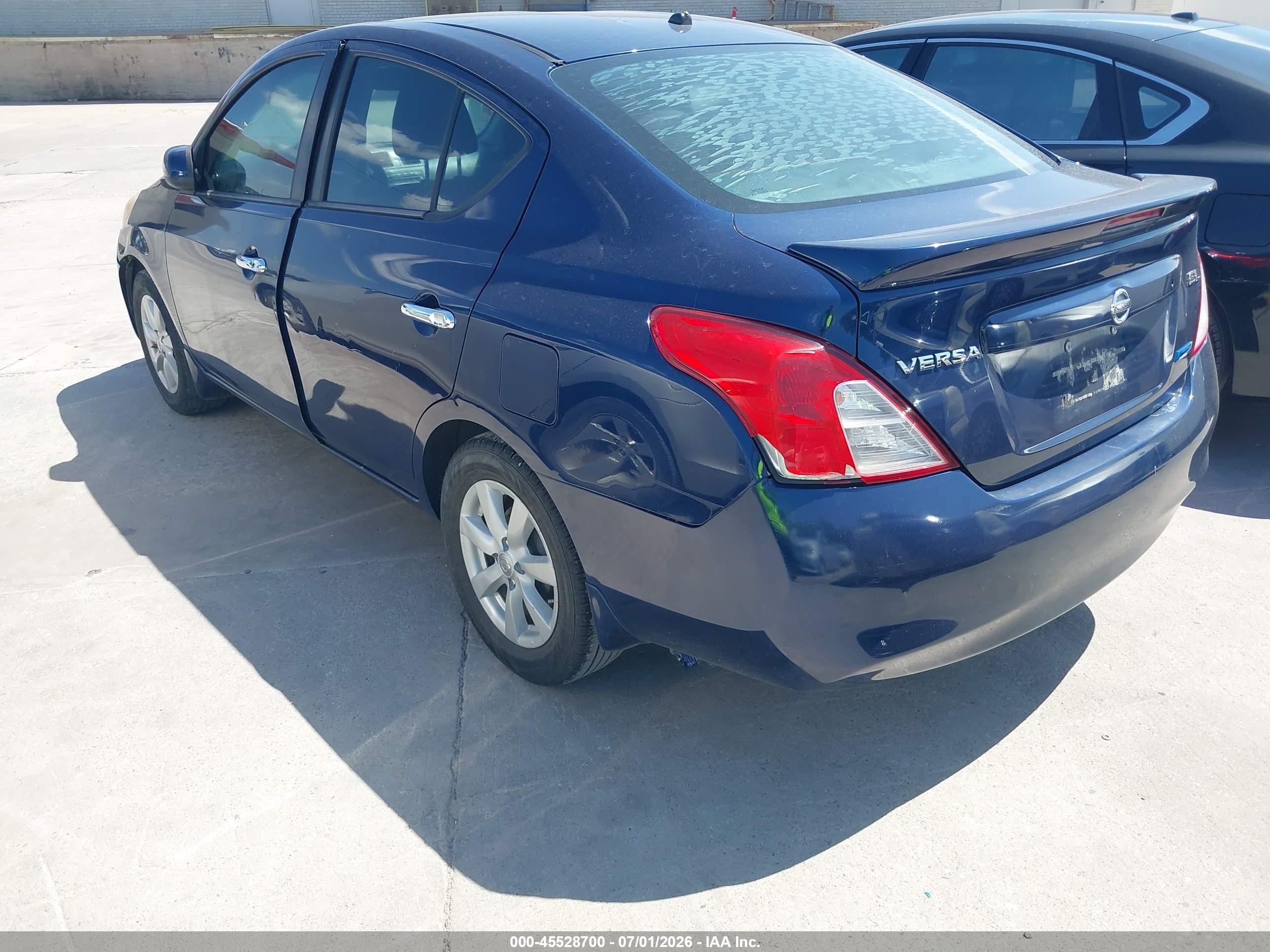 2013 Nissan Versa 1.6 Sl Синий vin: 3N1CN7AP0DL847518