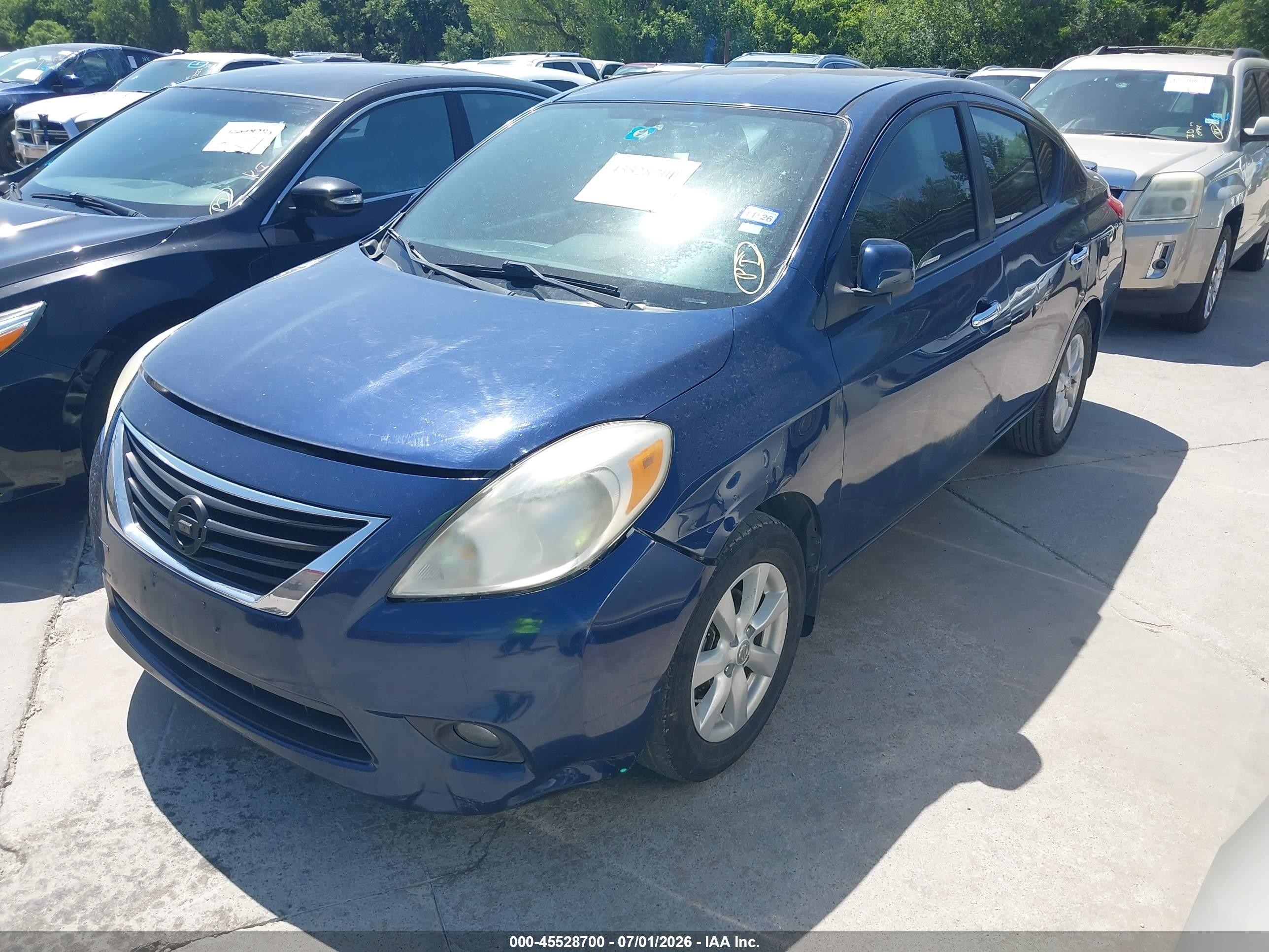 2013 Nissan Versa 1.6 Sl Синий vin: 3N1CN7AP0DL847518