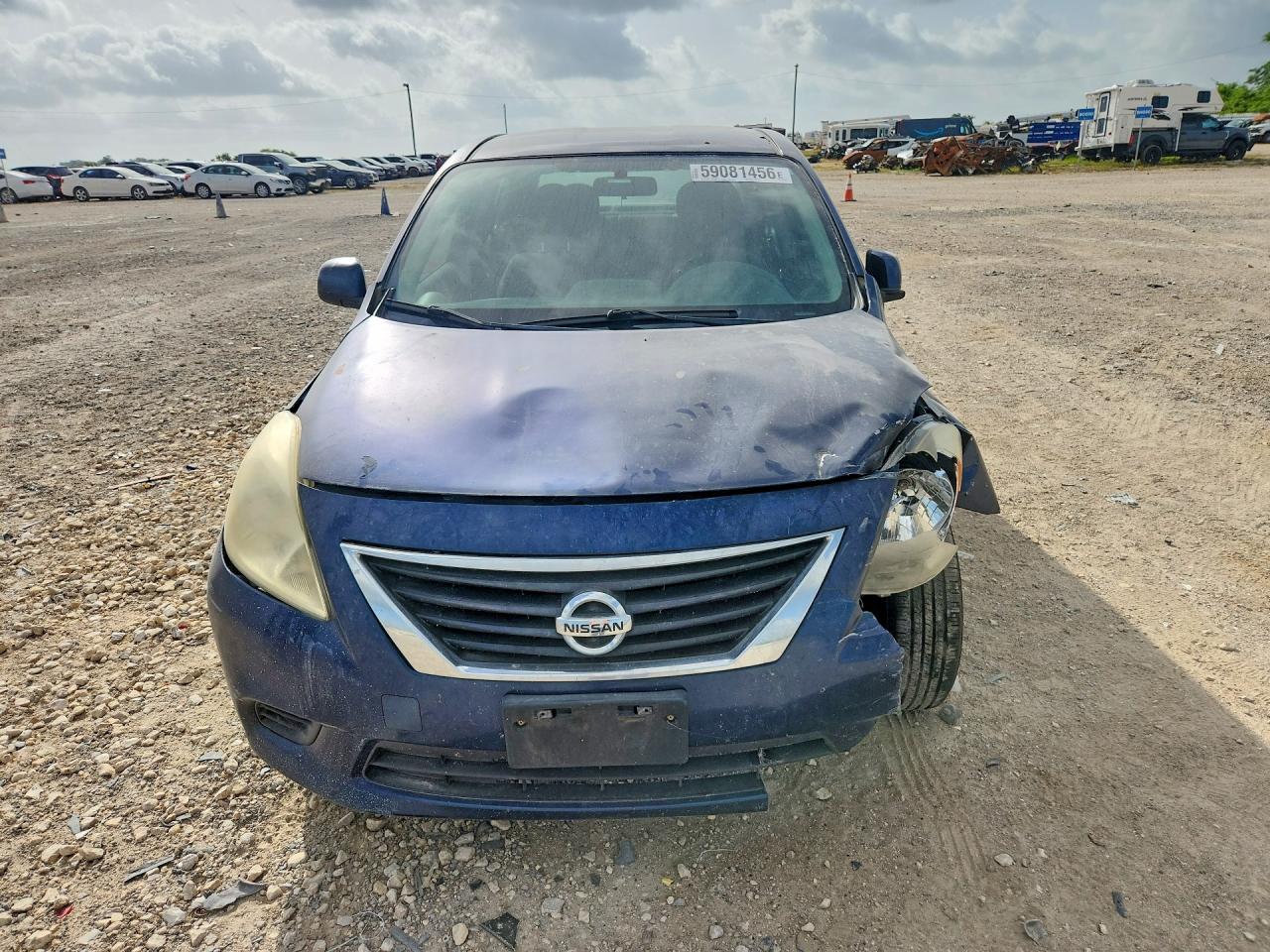 2013 Nissan Versa 1.6 S Синий vin: 3N1CN7AP0DL851164