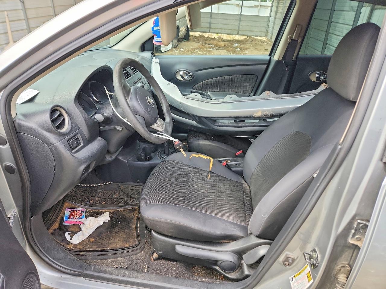 2013 Nissan Versa 1.6 S Gray vin: 3N1CN7AP0DL883757
