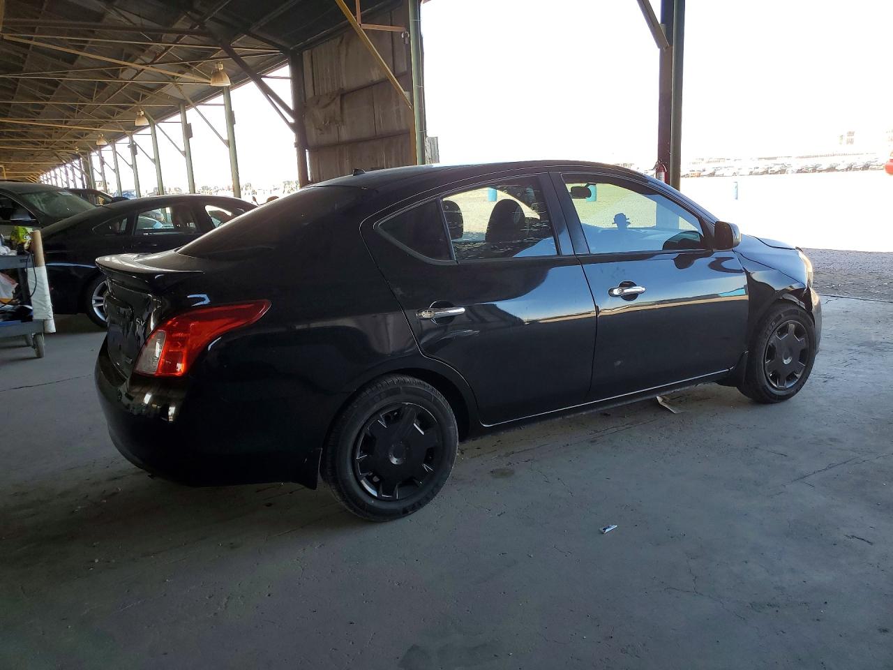 2014 Nissan Versa 1.6 Sv Black vin: 3N1CN7AP0EK464833