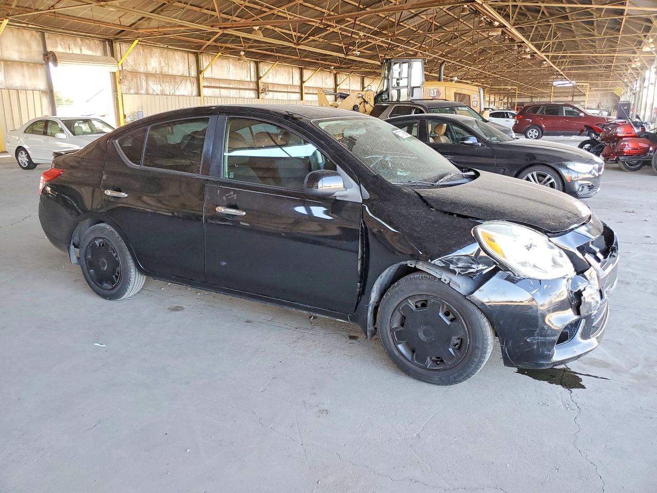 2014 Nissan Versa 1.6 Sv Black vin: 3N1CN7AP0EK464833
