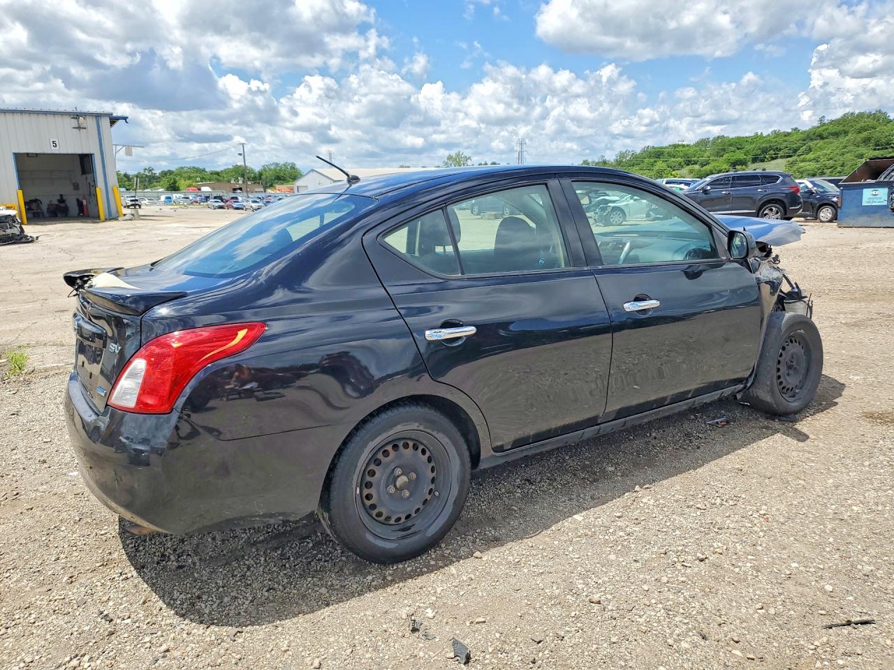 2014 Nissan Versa 1.6 Sv Black vin: 3N1CN7AP0EK465612