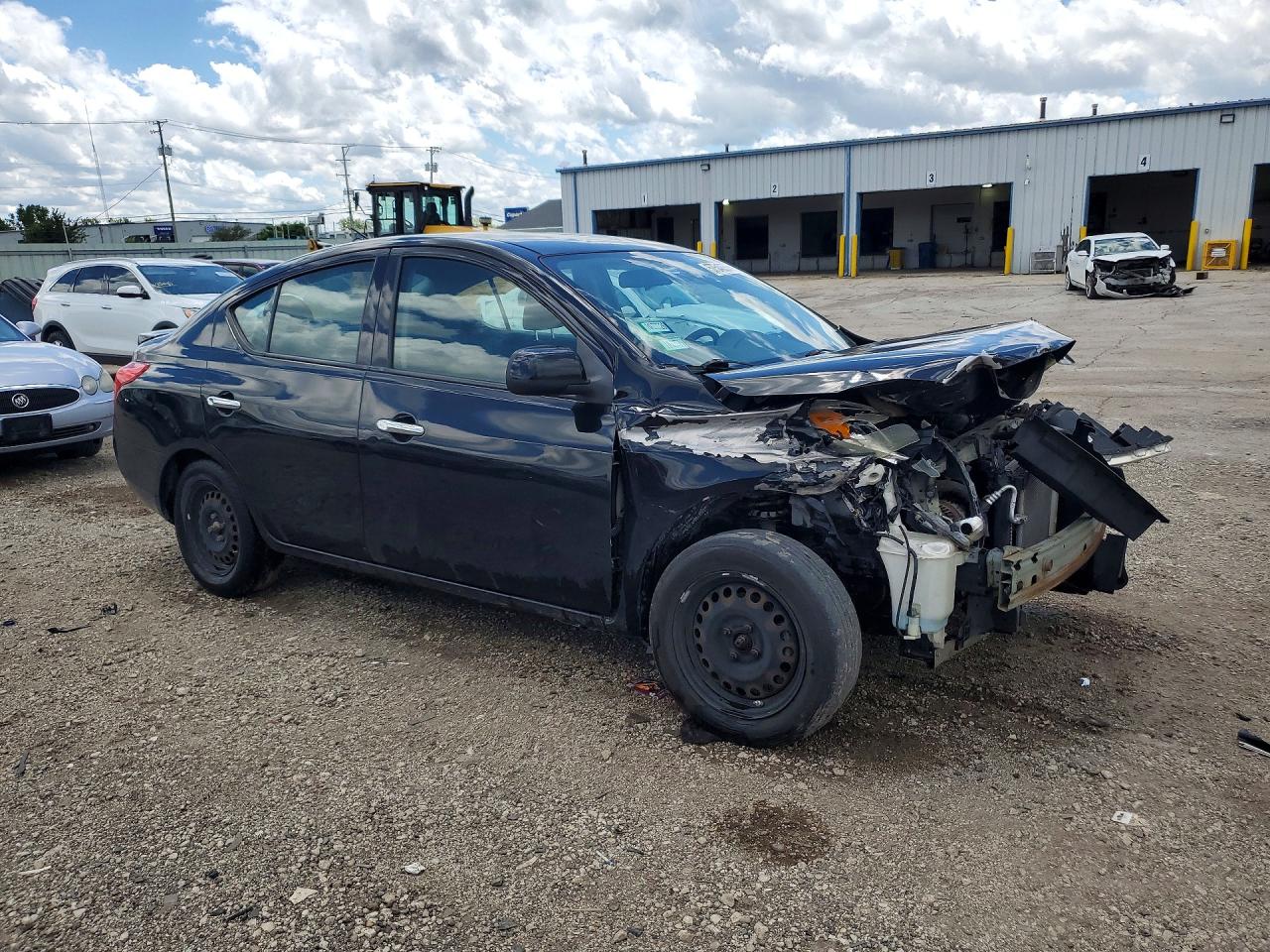 2014 Nissan Versa 1.6 Sv Black vin: 3N1CN7AP0EK465612