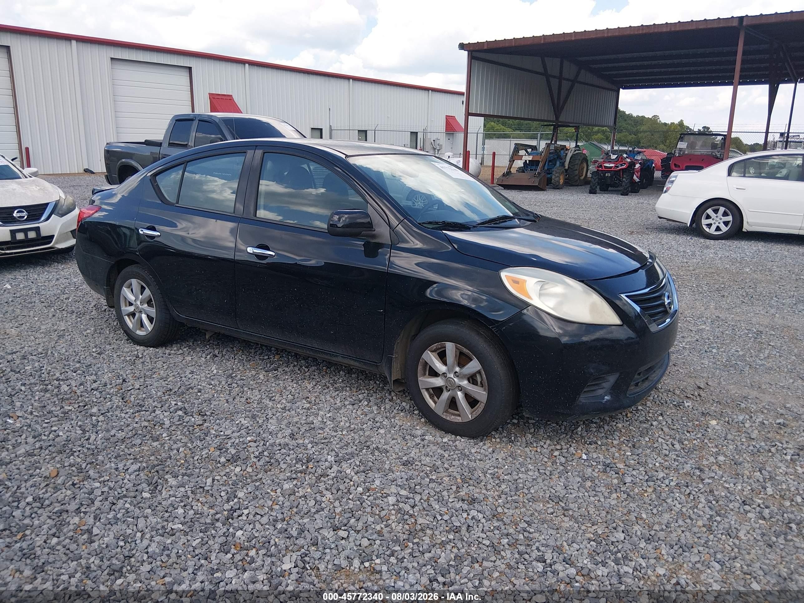 2014 Nissan Versa 1.6 Sv Black vin: 3N1CN7AP0EL807649