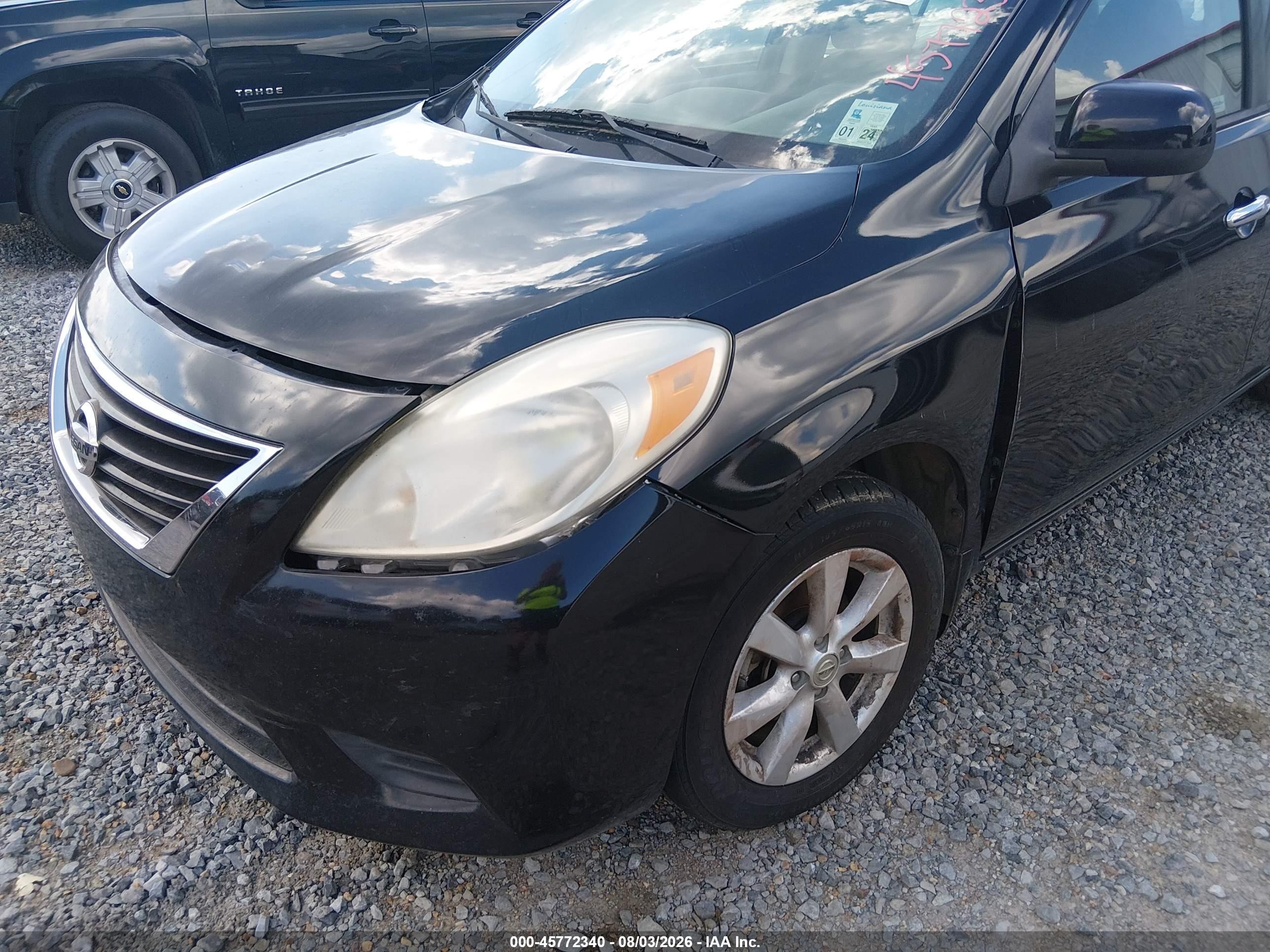 2014 Nissan Versa 1.6 Sv Black vin: 3N1CN7AP0EL807649