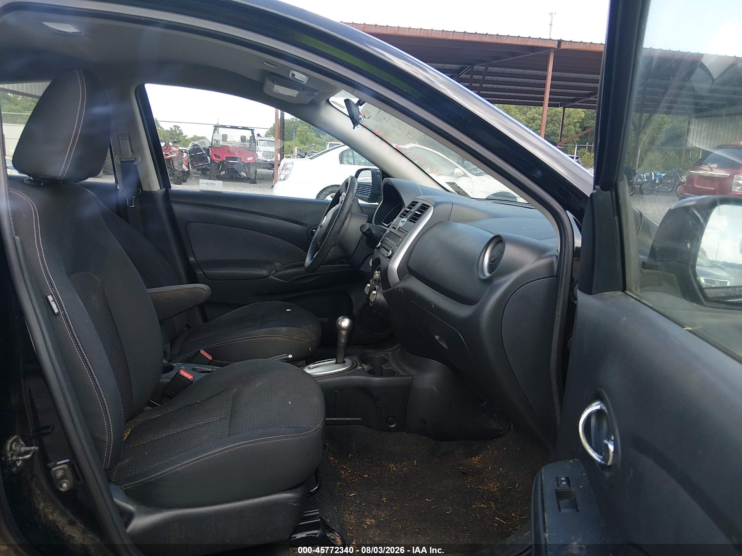 2014 Nissan Versa 1.6 Sv Black vin: 3N1CN7AP0EL807649