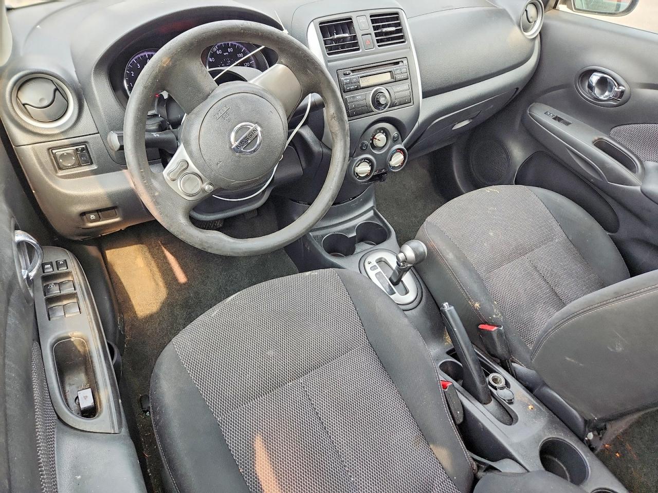2014 Nissan Versa 1.6 S Black vin: 3N1CN7AP0EL811295