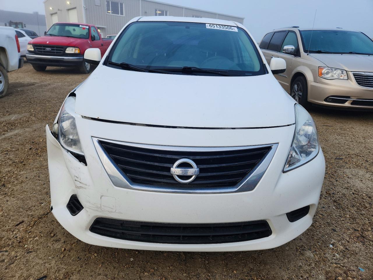 2014 Nissan Versa 1.6 S White vin: 3N1CN7AP0EL816156