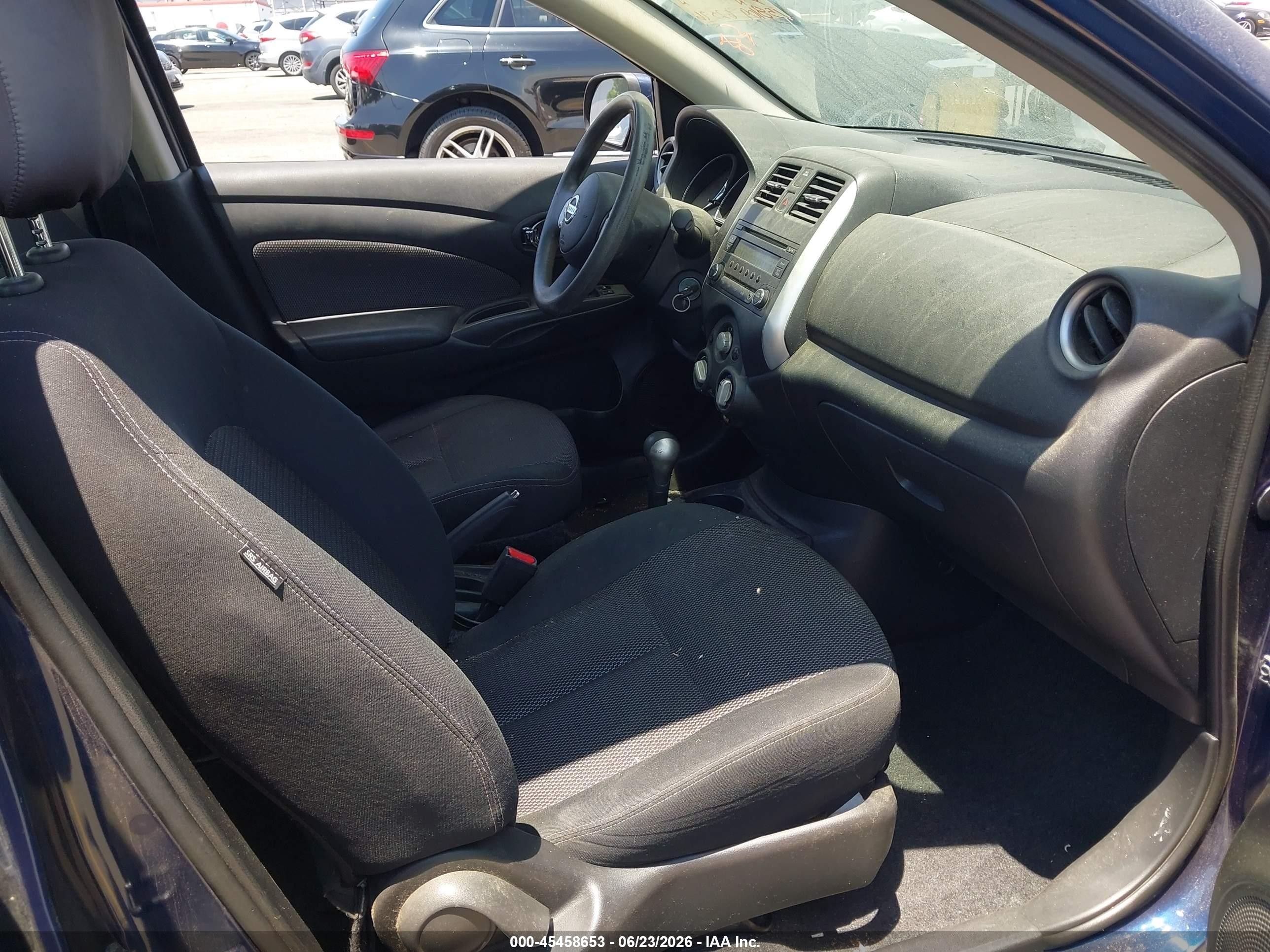 2014 Nissan Versa 1.6 Sv Синий vin: 3N1CN7AP0EL850792