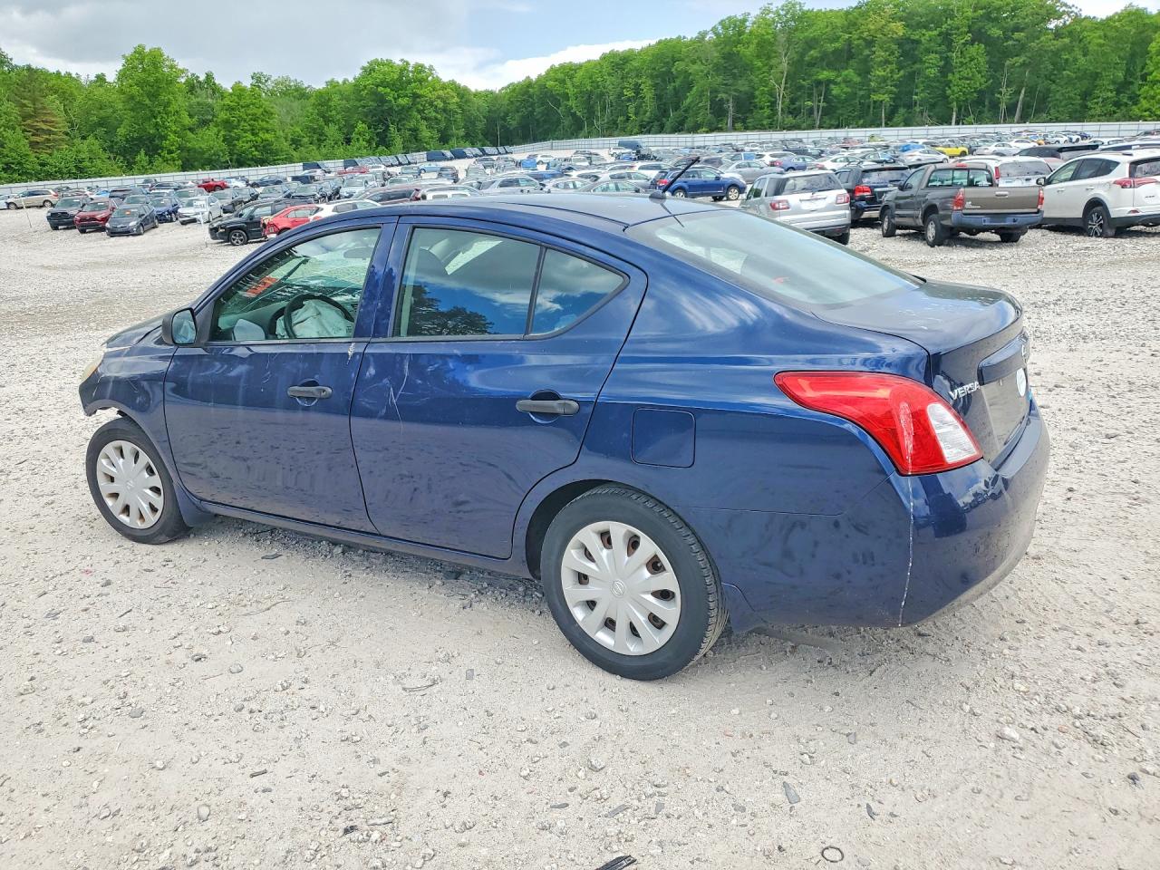 2014 Nissan Versa 1.6 S Blue vin: 3N1CN7AP0EL854924
