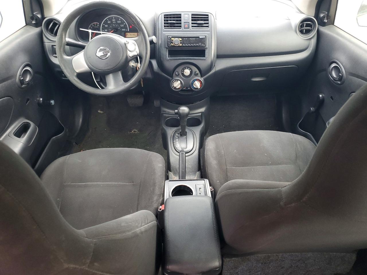 2014 Nissan Versa 1.6 S Plus White vin: 3N1CN7AP0EL855619