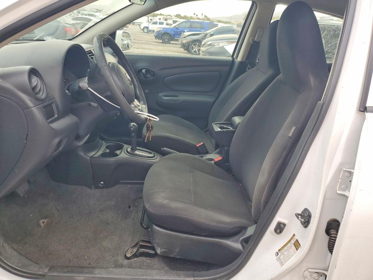 2014 Nissan Versa 1.6 S Plus White vin: 3N1CN7AP0EL855619
