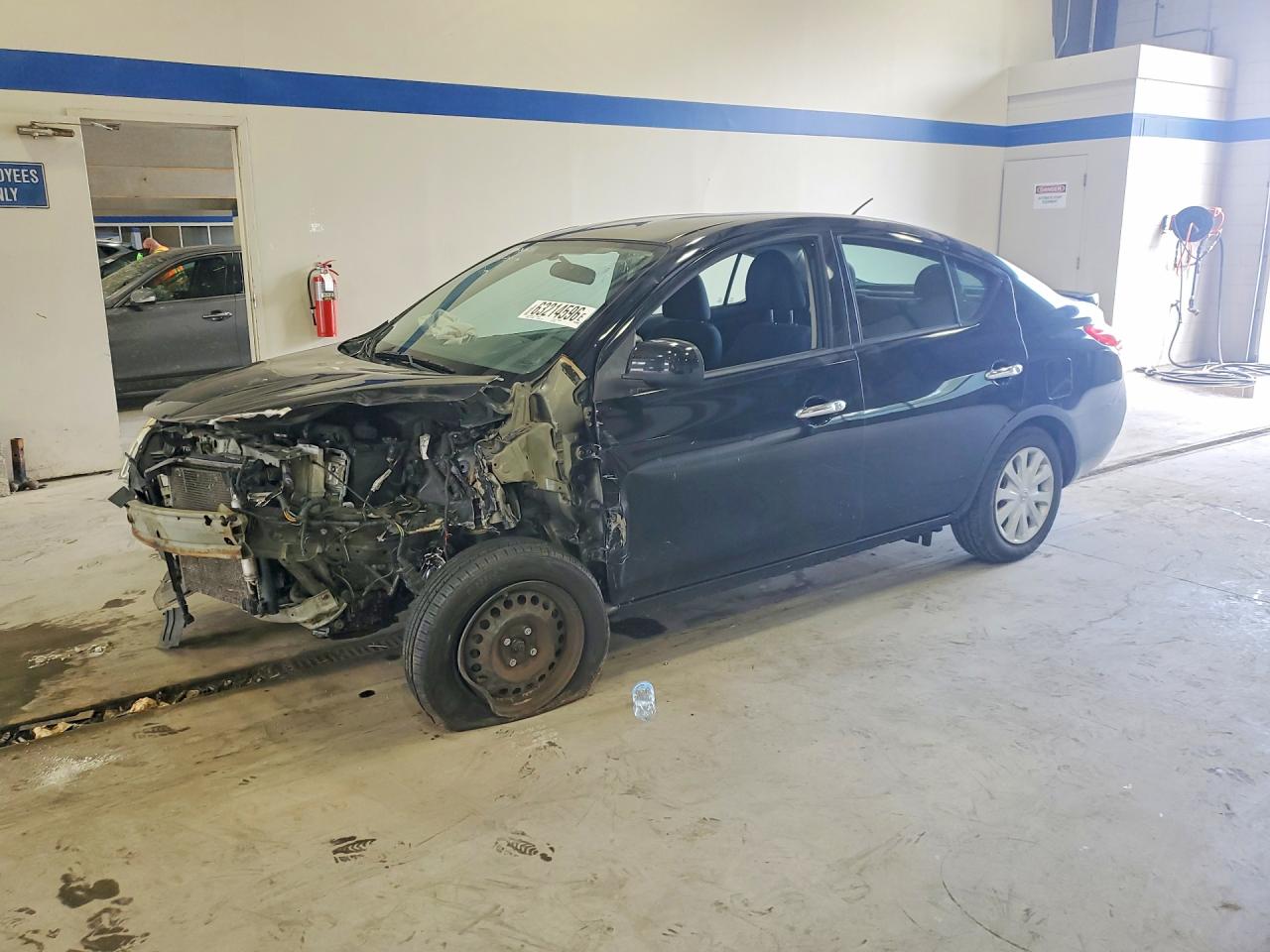2014 Nissan Versa 1.6 Sv Black vin: 3N1CN7AP0EL859492