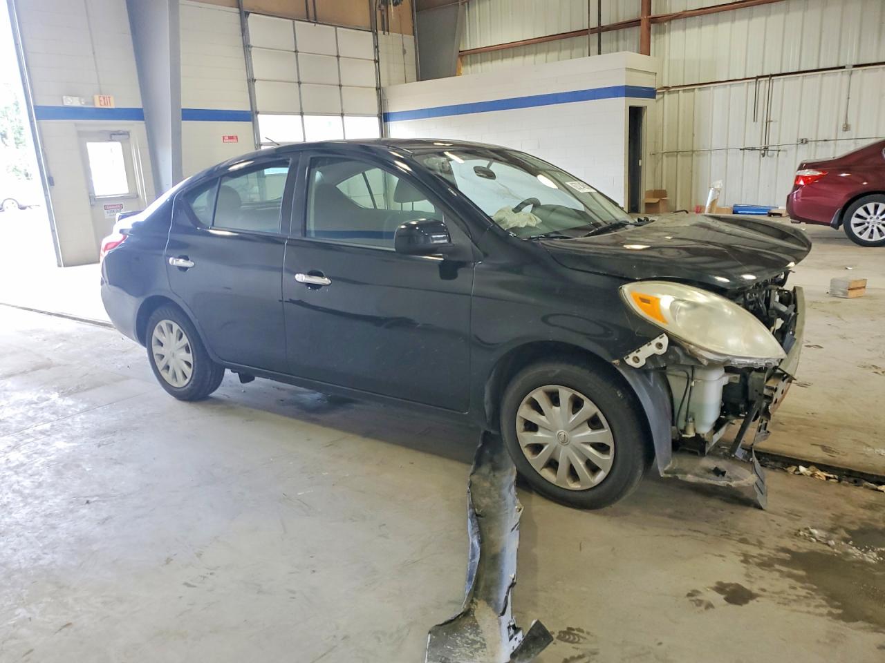 2014 Nissan Versa 1.6 Sv Black vin: 3N1CN7AP0EL859492