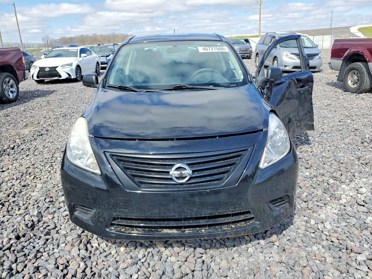 2014 Nissan Versa Black vin: 3N1CN7AP0EL869312
