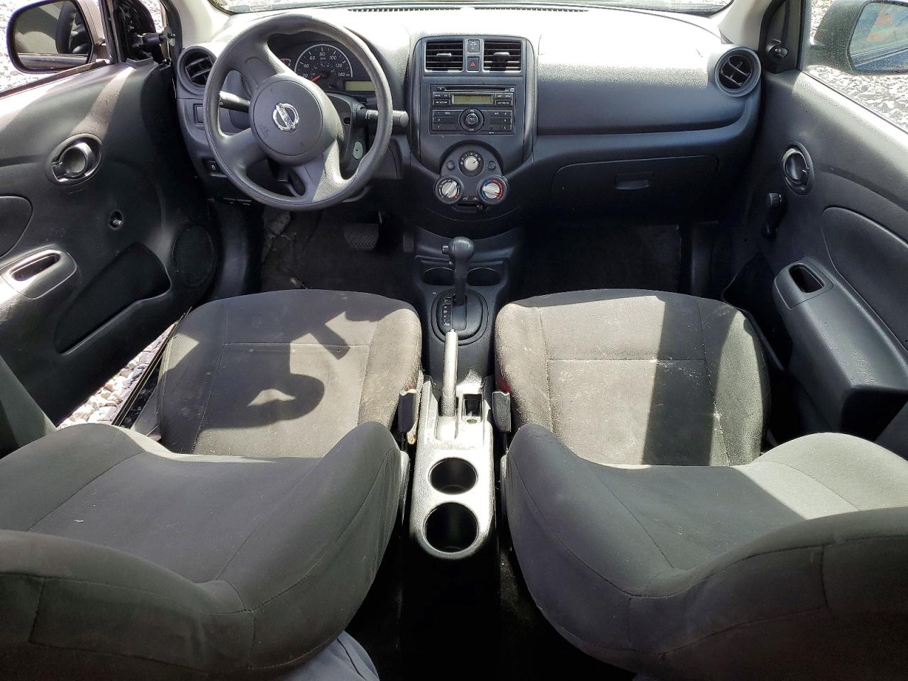 2014 Nissan Versa Black vin: 3N1CN7AP0EL869312