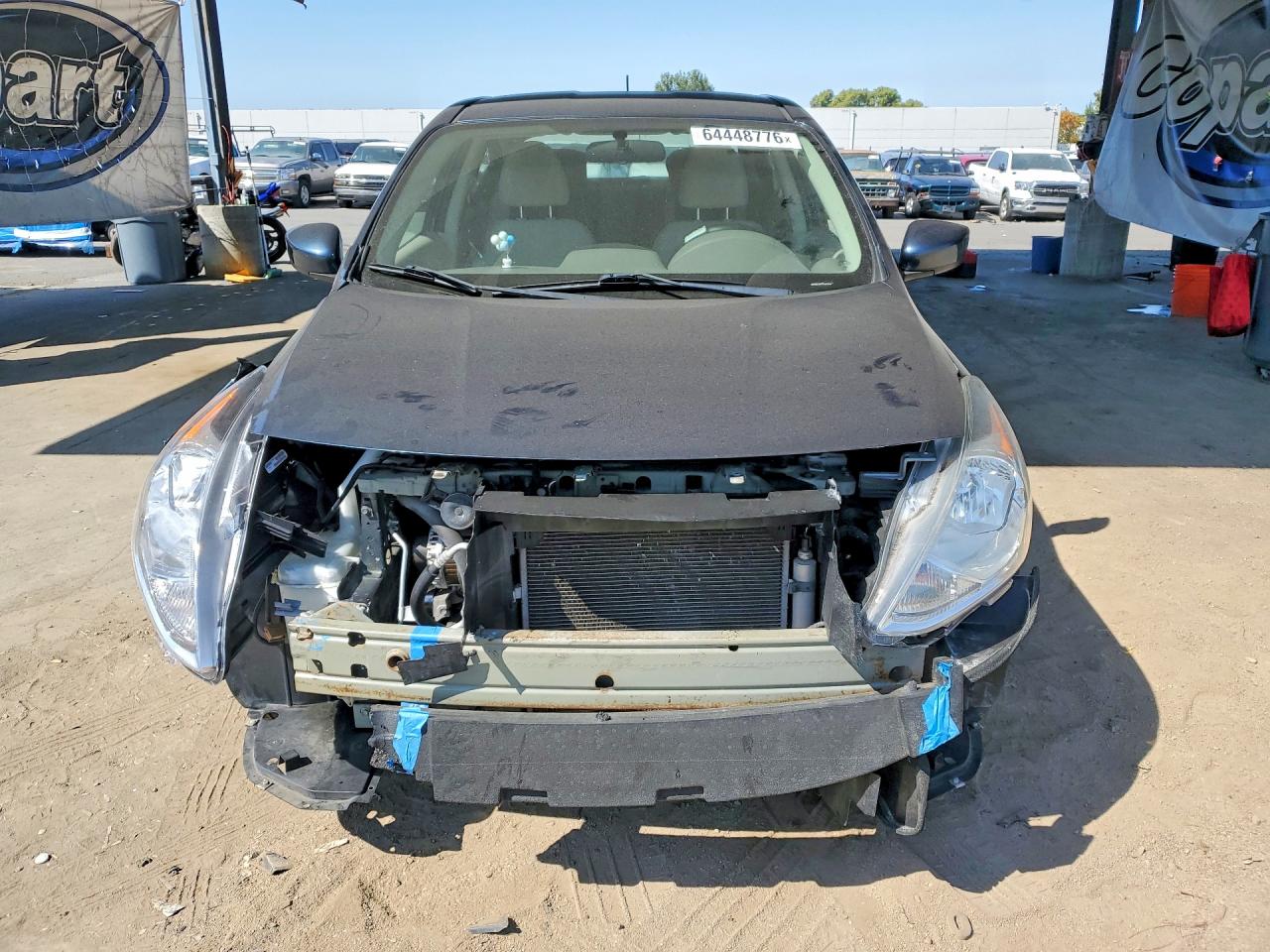 2015 Nissan Versa 1.6 S Blue vin: 3N1CN7AP0FL801934