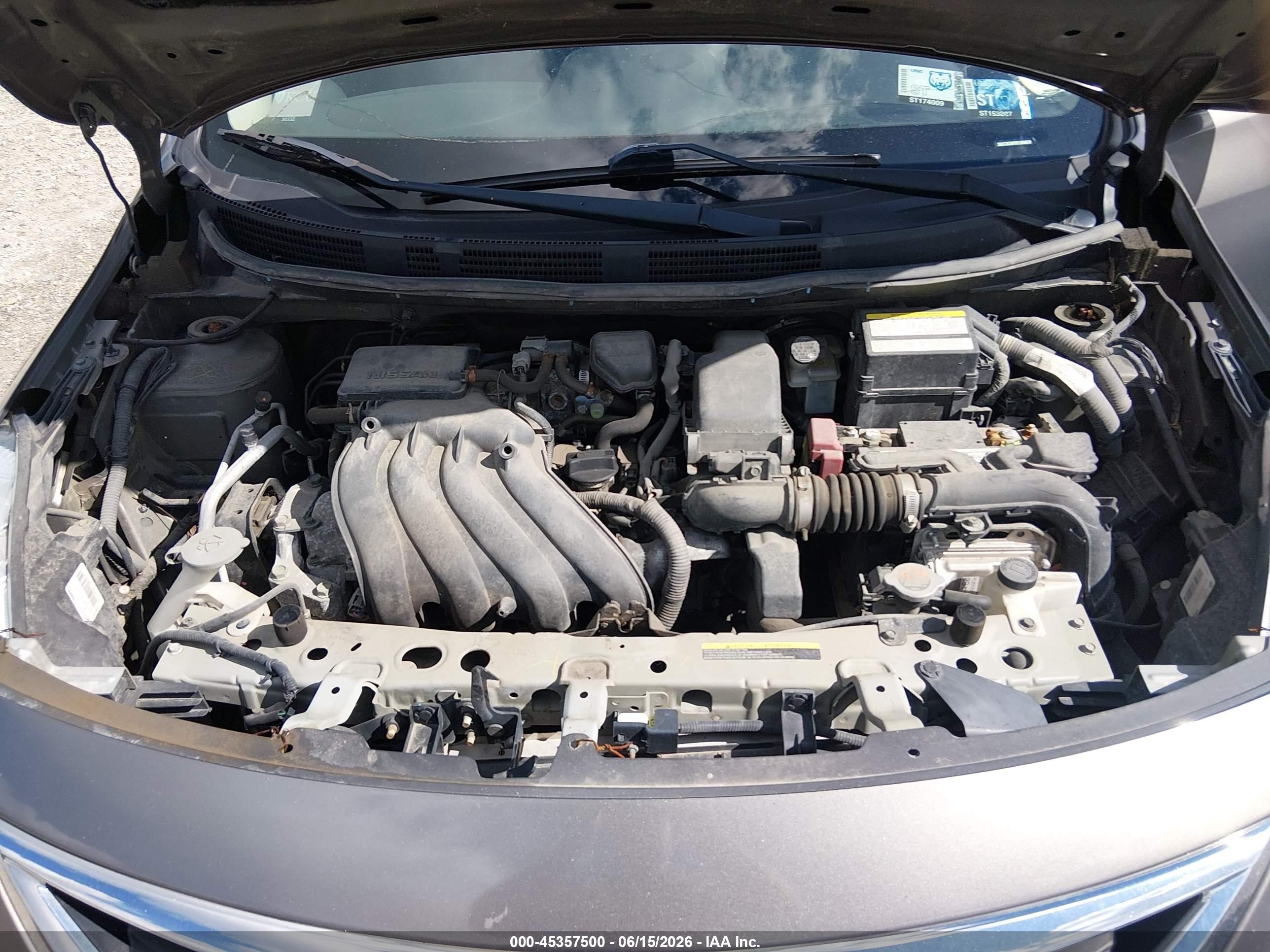 2015 Nissan Versa 1.6 Sv Gray vin: 3N1CN7AP0FL804896