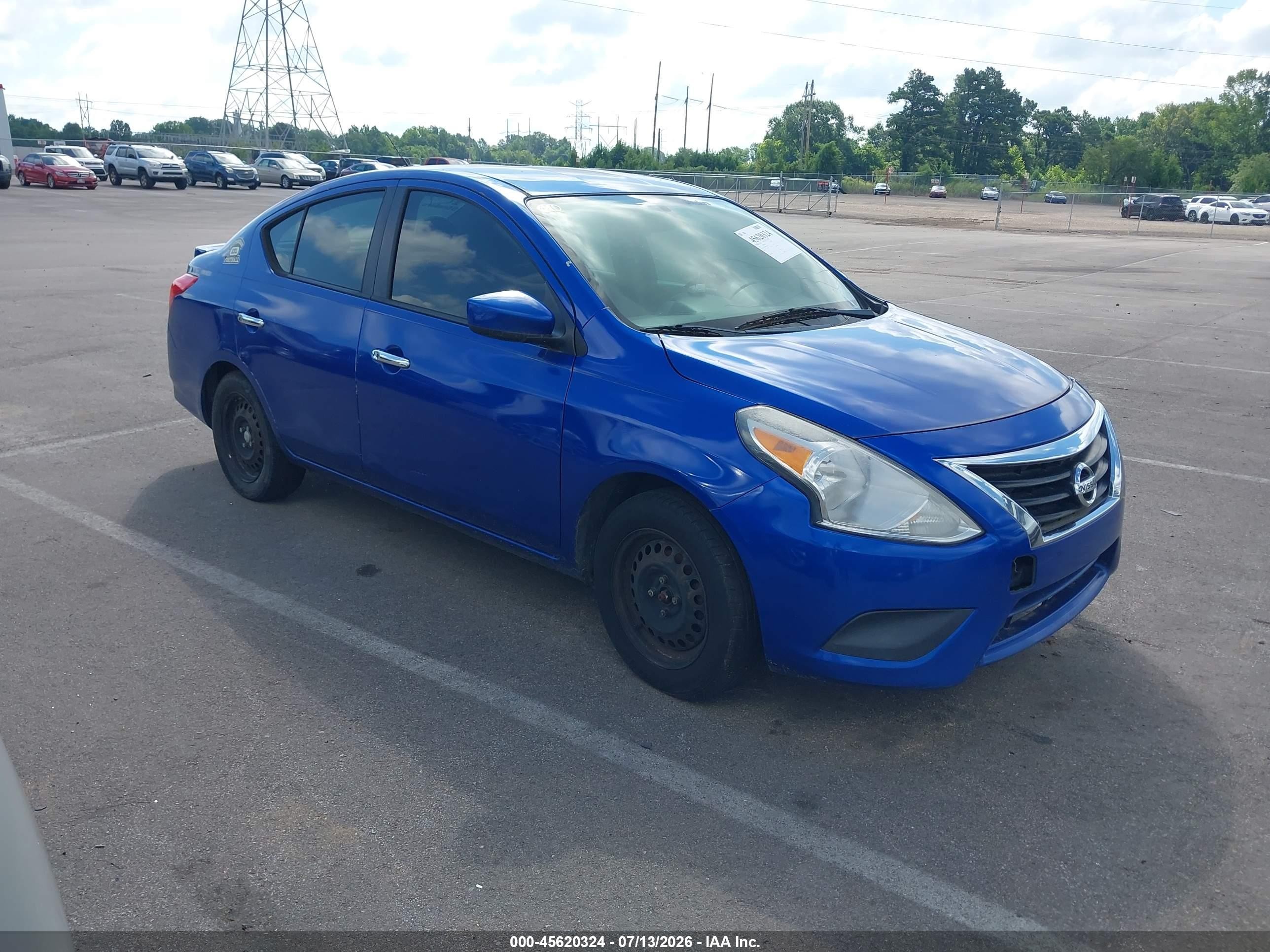 2015 Nissan Versa 1.6 S/1.6 S+/1.6 Sl/1.6 Sv Blue vin: 3N1CN7AP0FL810553