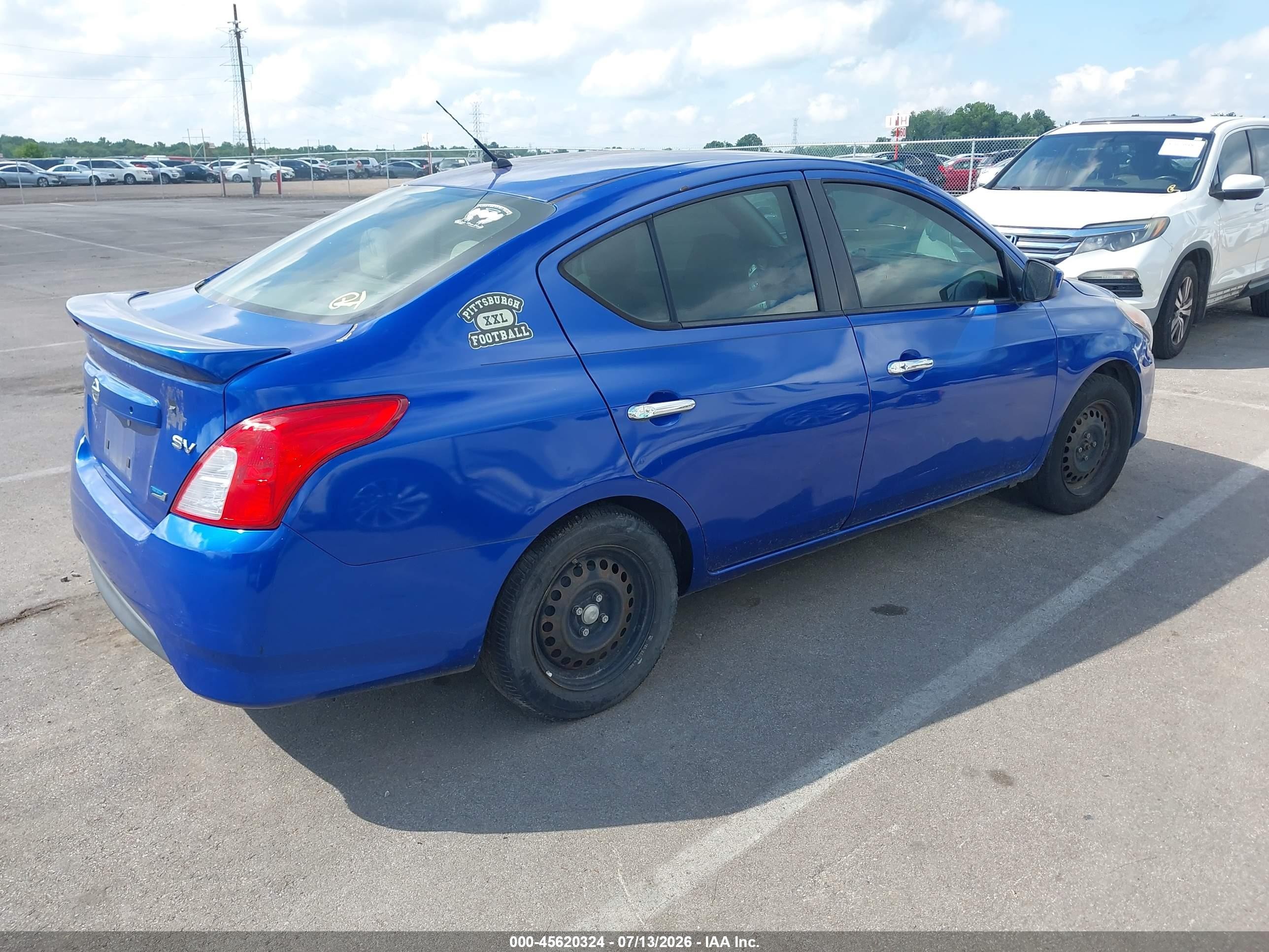 2015 Nissan Versa 1.6 S/1.6 S+/1.6 Sl/1.6 Sv Blue vin: 3N1CN7AP0FL810553