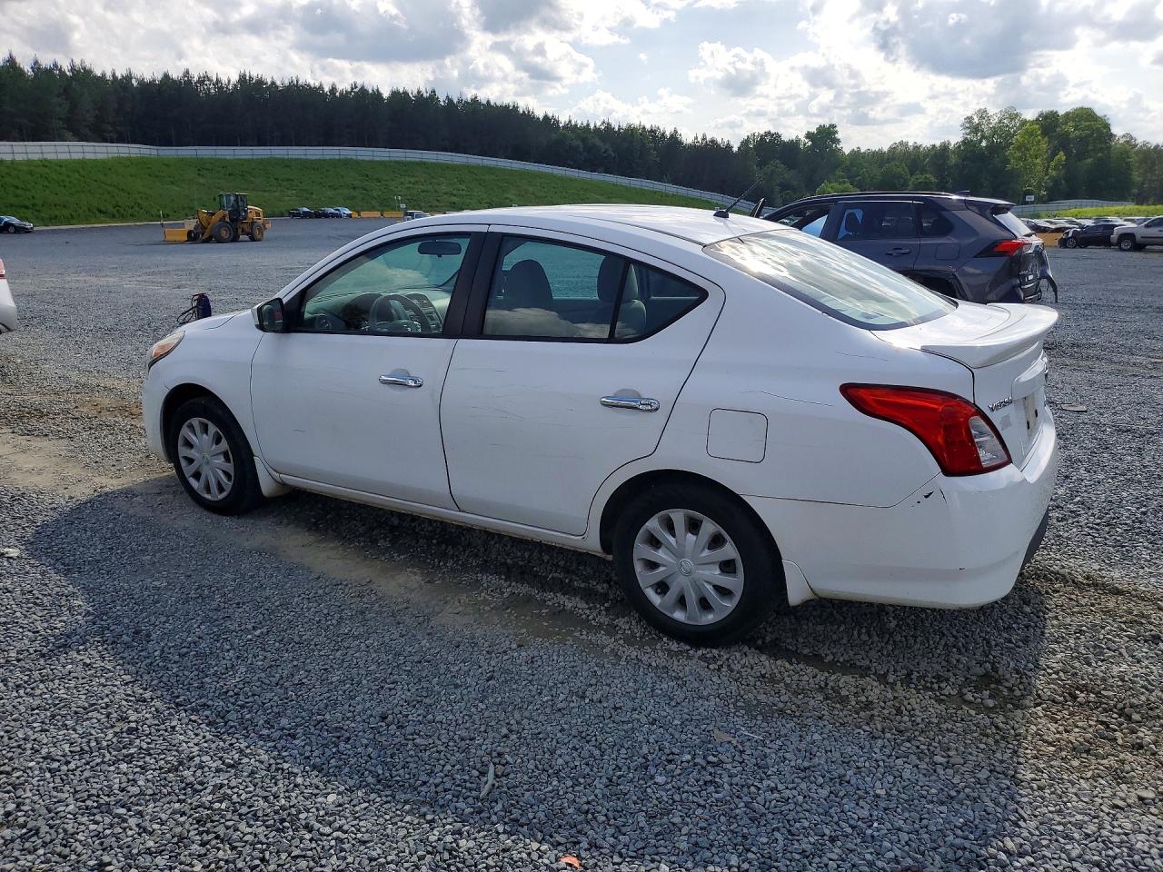 2015 Nissan Versa 1.6 Sv White vin: 3N1CN7AP0FL817597