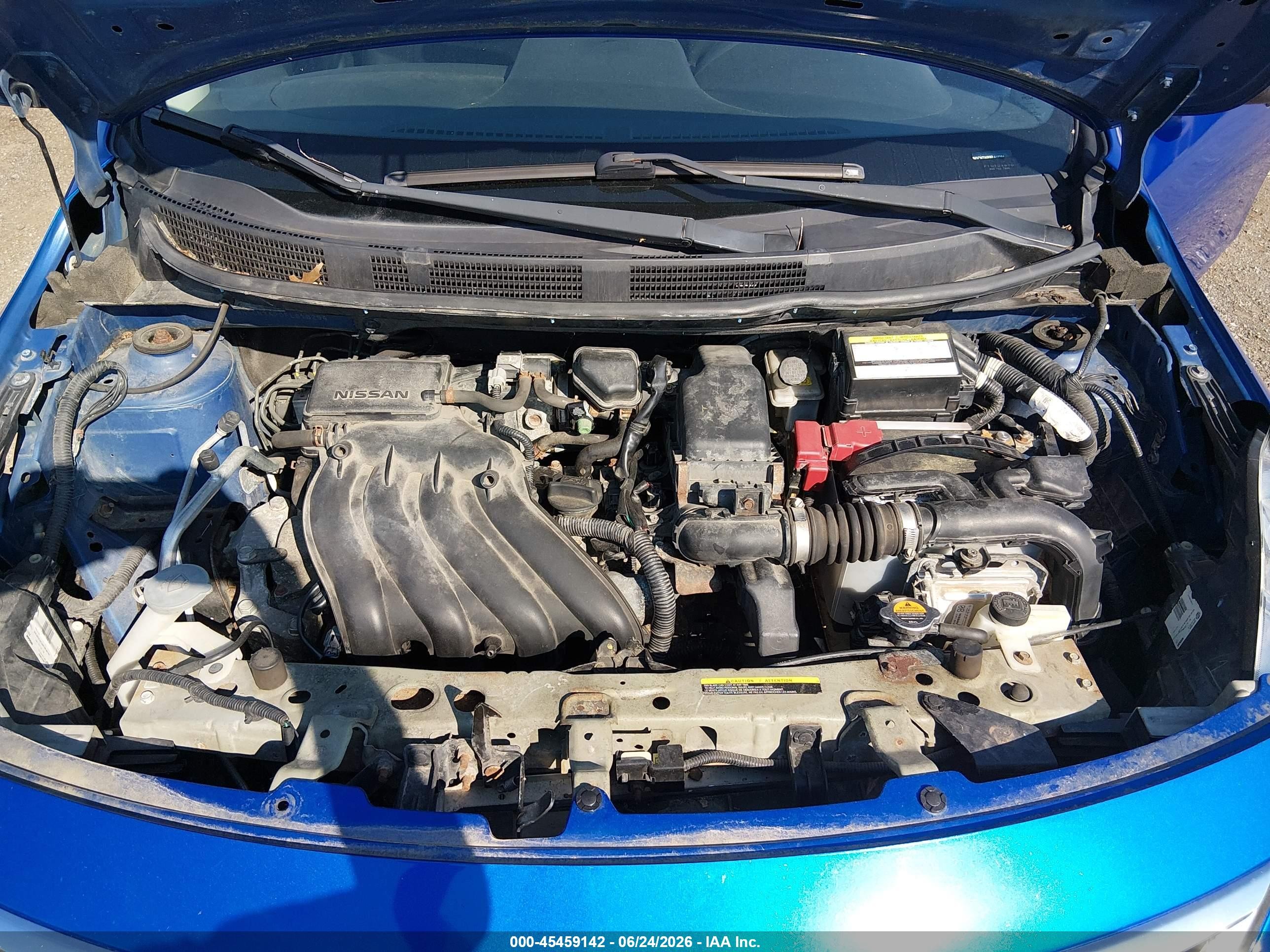 2015 Nissan Versa 1.6 S+ Blue vin: 3N1CN7AP0FL818264