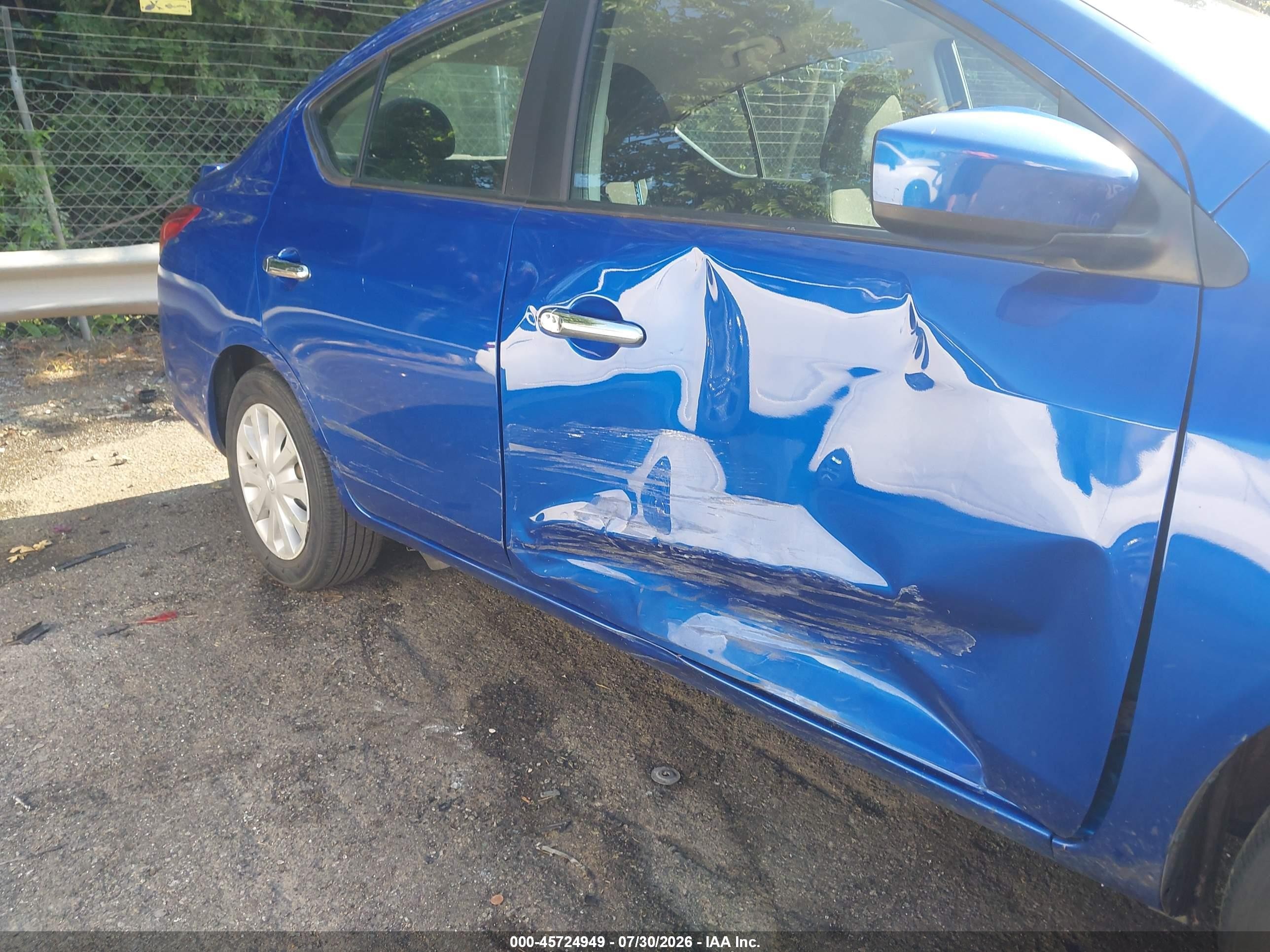 2015 Nissan Versa 1.6 S/1.6 S+/1.6 Sl/1.6 Sv Blue vin: 3N1CN7AP0FL837297