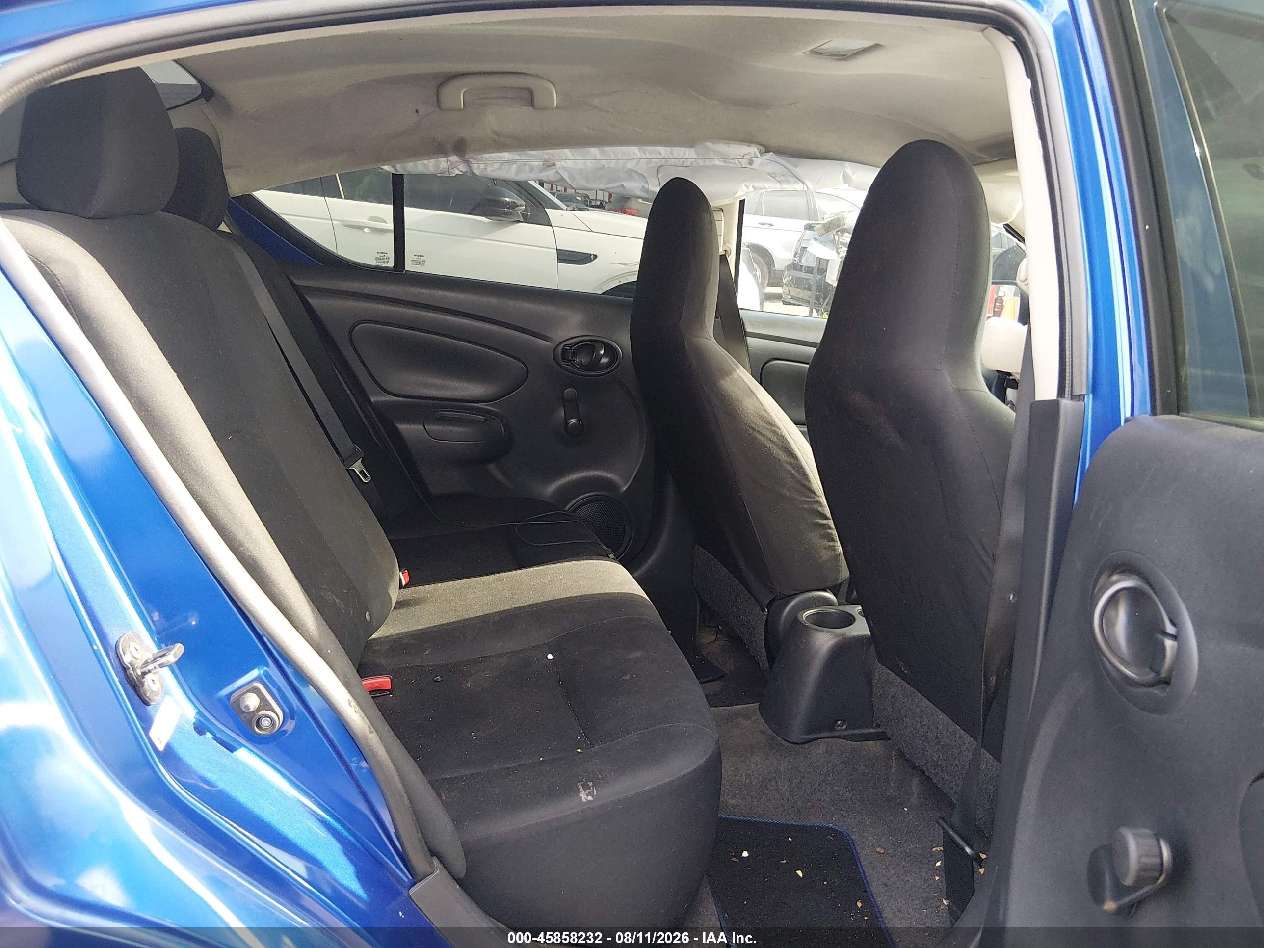 2015 Nissan Versa 1.6 S+ Blue vin: 3N1CN7AP0FL844637